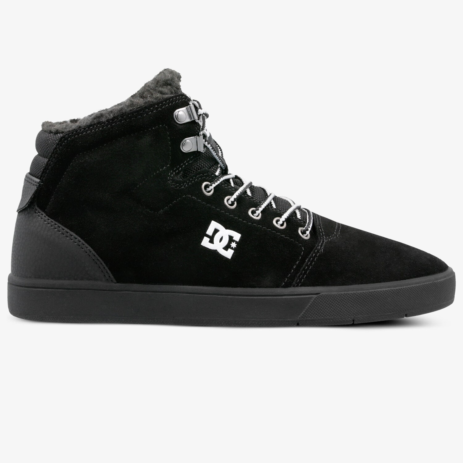 Buty sneakersy męskie DC CRISIS HIGH WNT M SHOE BWB ADYS100116BWB CZARNY