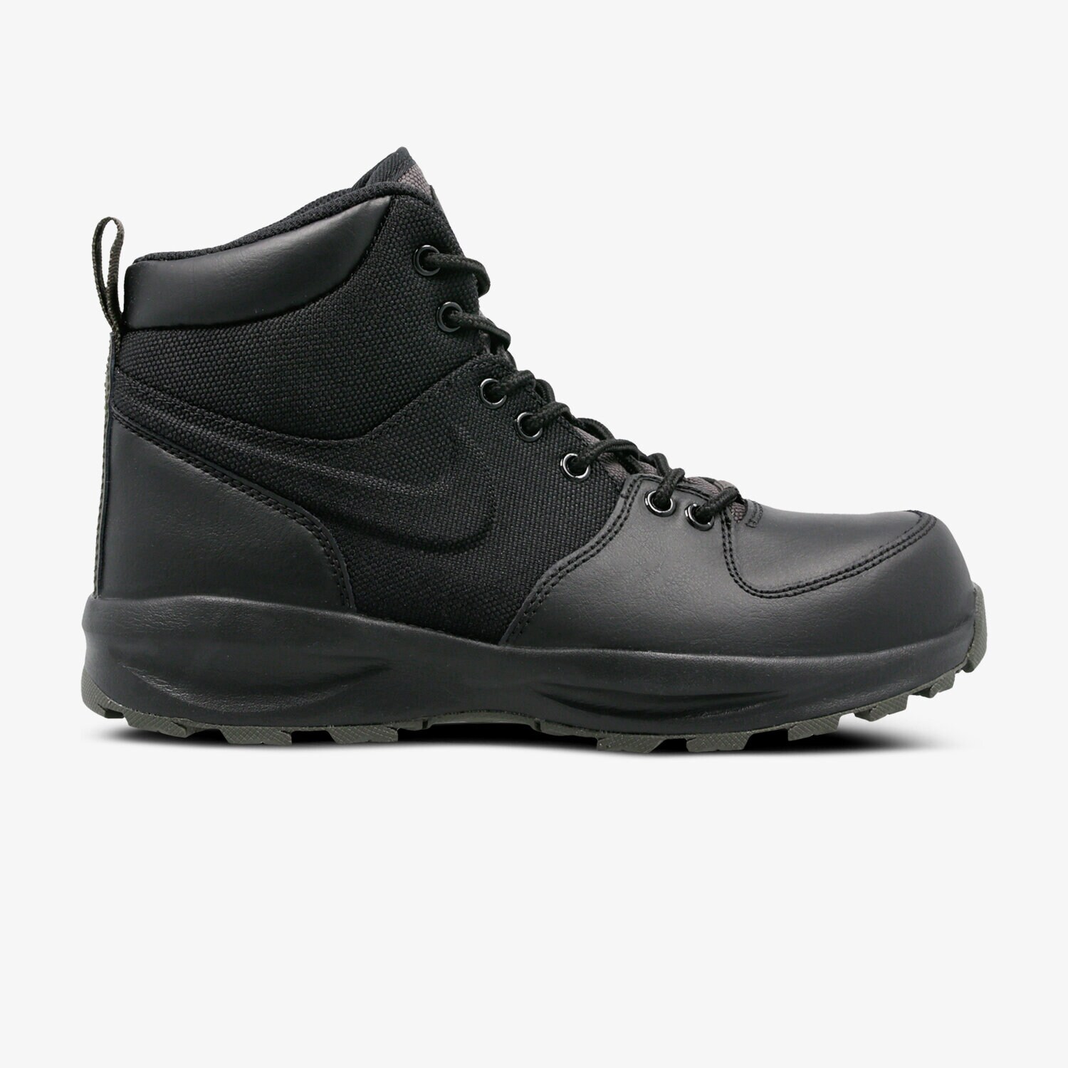 Buty zimowe, trekkingowe, outdoor dla dzieci NIKE MANOA '17 BG AJ1280-002 CZARNY