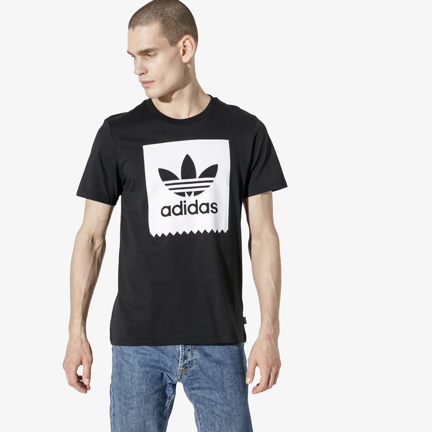 Koszulka, t-shirt sportowy męski ADIDAS T-SHIRT SS SOLID BB T BLK CW2339 CZARNY
