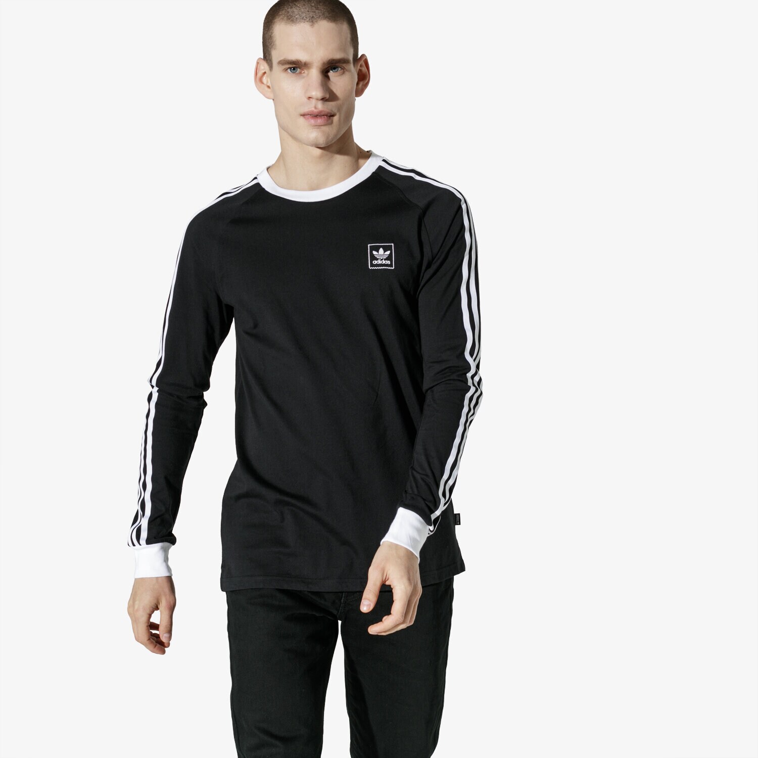 Bluza męska ADIDAS BLUZA LS CALI BB T DU8394 CZARNY