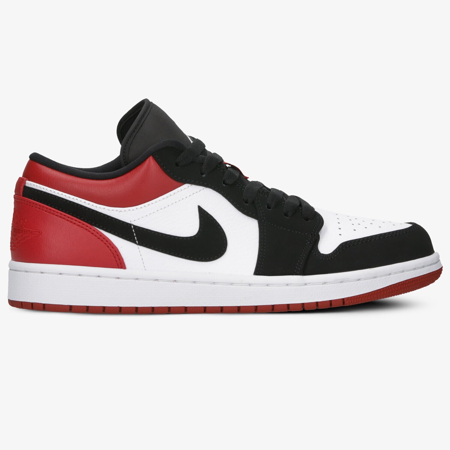 Buty sneakersy męskie AIR JORDAN 1 LOW 553558-116 BIAŁY