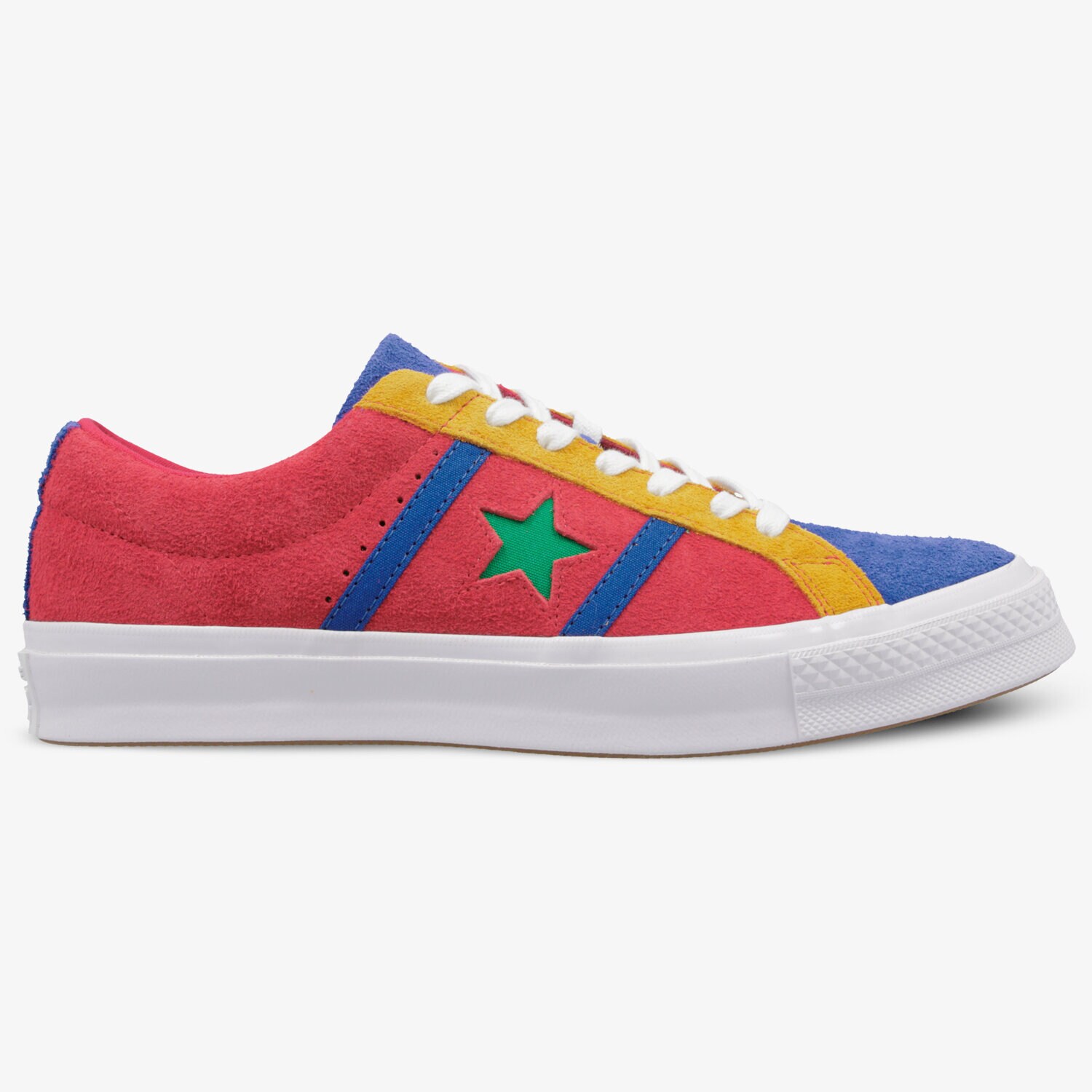 Buty sneakersy męskie CONVERSE ONE STAR C164393M CZERWONY