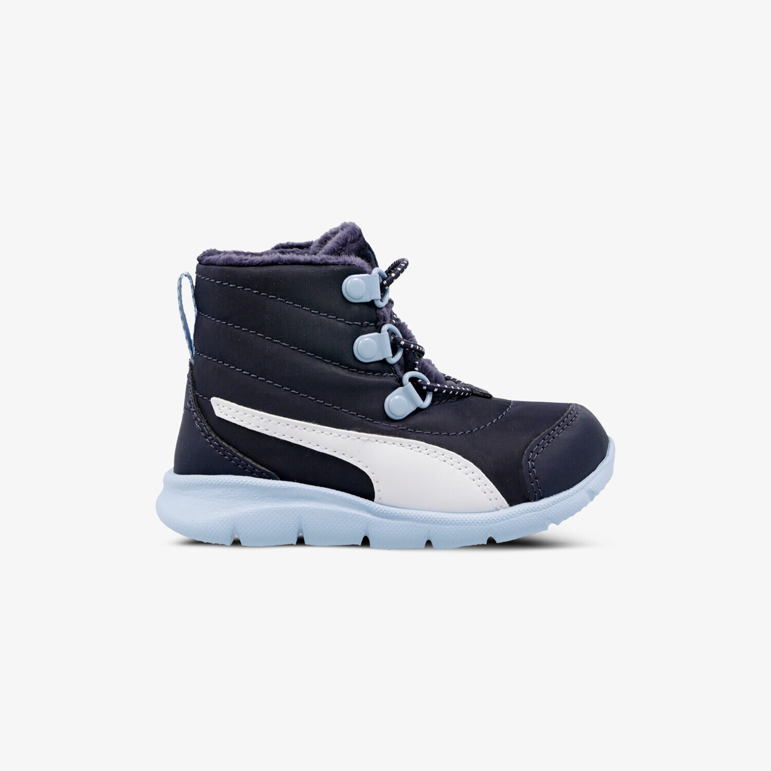 Buty zimowe, trekkingowe, outdoor dla dzieci PUMA BAO 3 BOOT INF 19011304 GRANATOWY