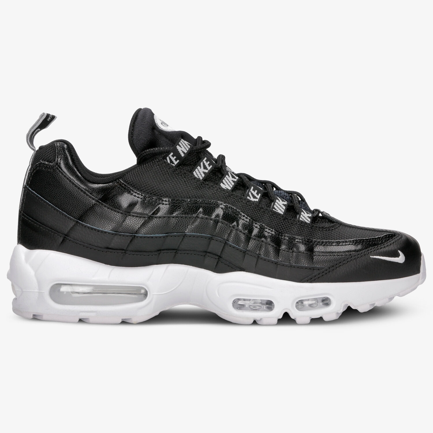 Buty sneakersy męskie NIKE AIR MAX 95 PRM 538416-020 CZARNY