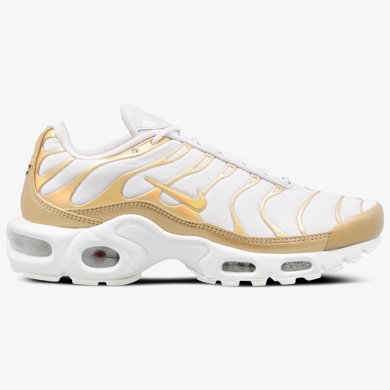 Buty sneakersy damskie NIKE WMNS AIR MAX PLUS 605112-054 BIAŁY