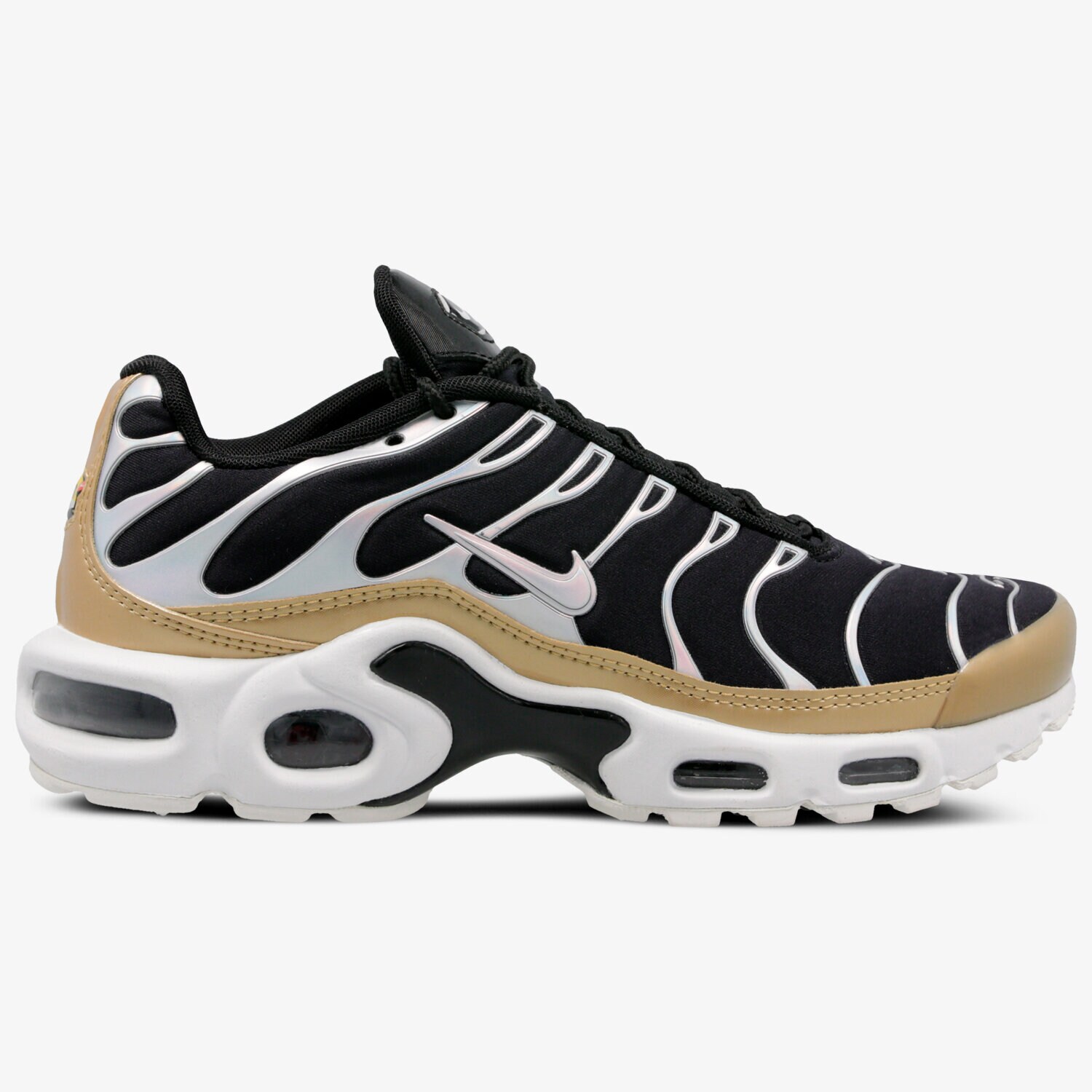 Buty sneakersy damskie NIKE WMNS AIR MAX PLUS 605112-055 CZARNY