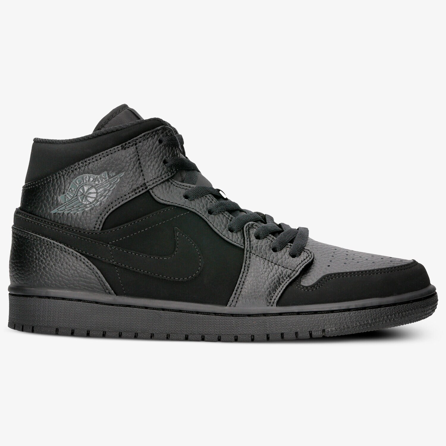 Buty sneakersy męskie Air Jordan I Mid 554724-064 SZARY