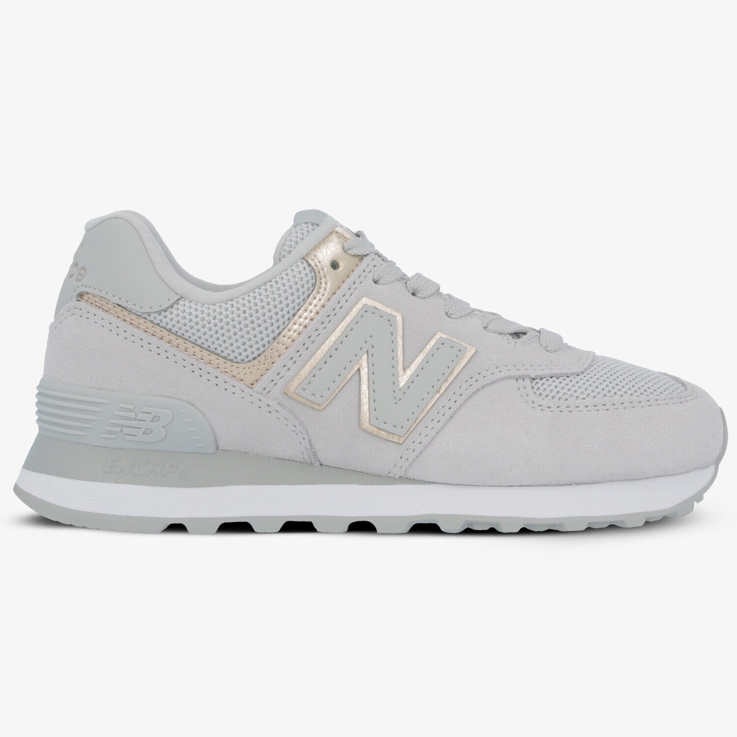 Buty sneakersy damskie NEW BALANCE WL574MEB WL574MEB SZARY