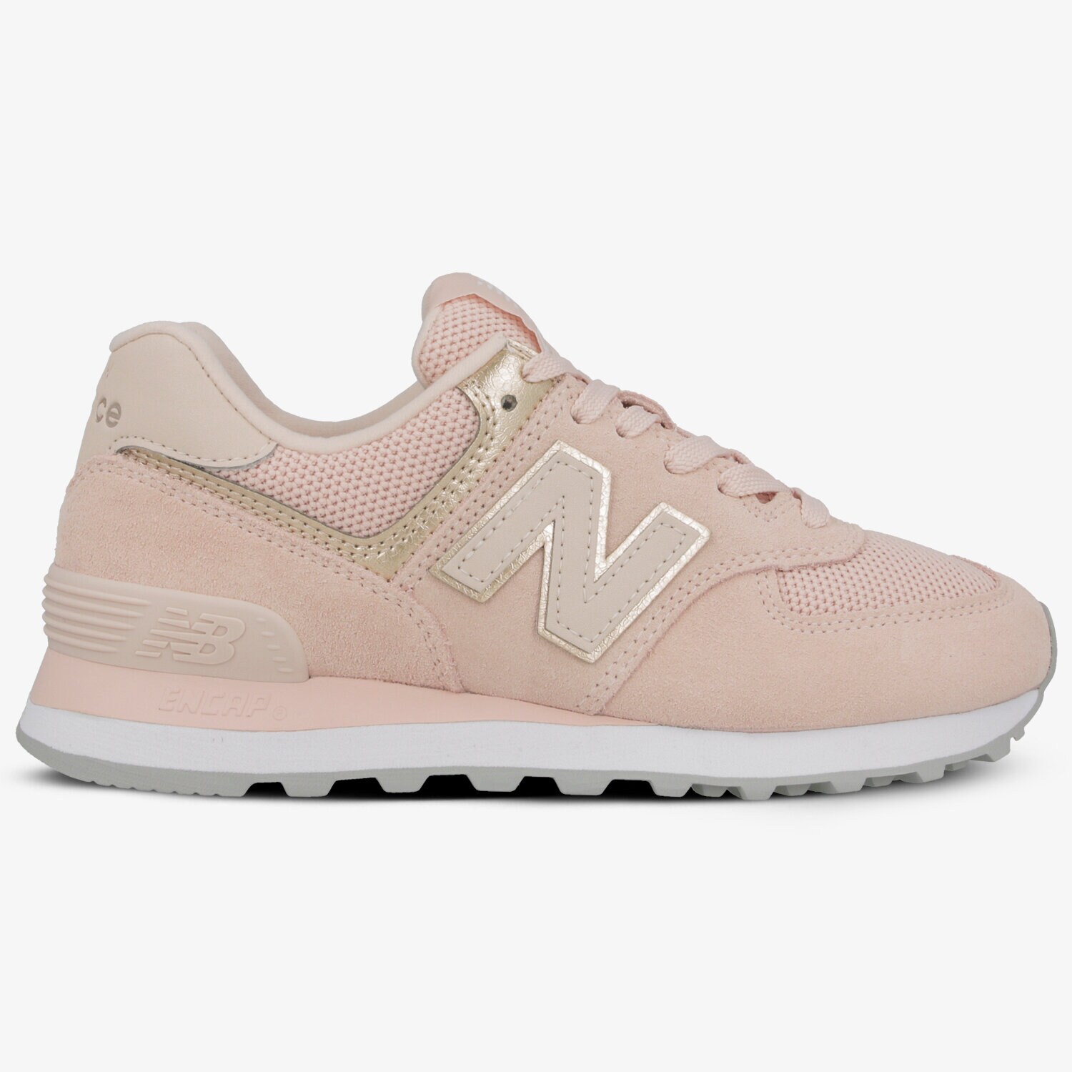 Buty sneakersy damskie NEW BALANCE WL574MEC WL574MEC RÓŻOWY