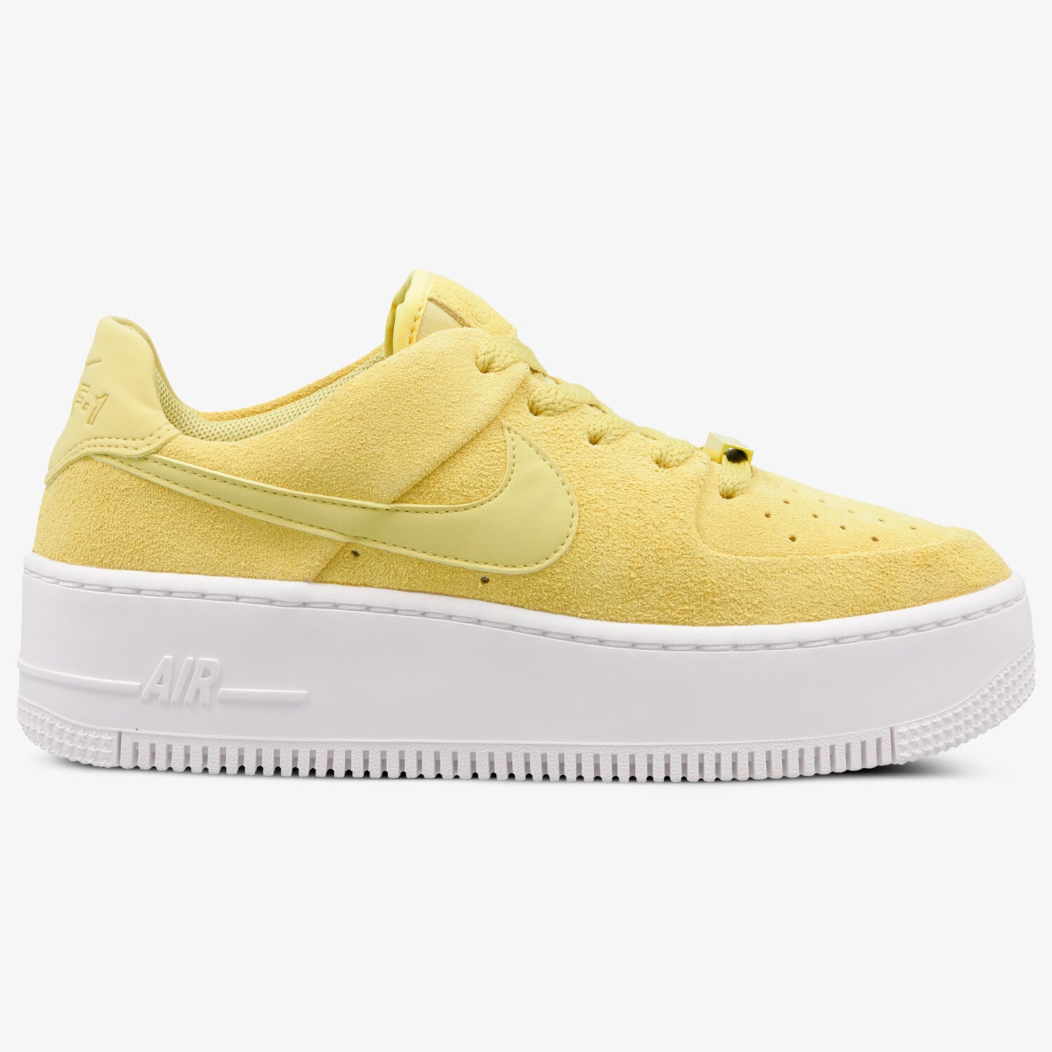Buty sneakersy damskie NIKE W AIR FORCE 1 SAGE LOW AR5339-300 ŻÓŁTY