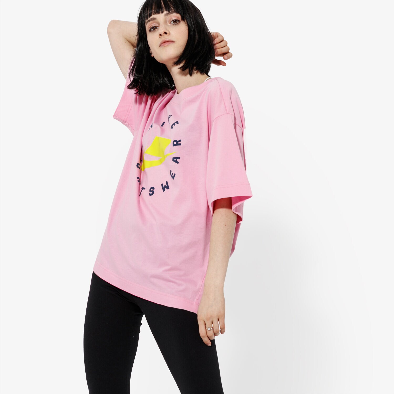 Koszulka, t-shirt damski NIKE TOP W NSW NSW TOP SS SPORTSWEAR AT0566-629 RÓŻOWY