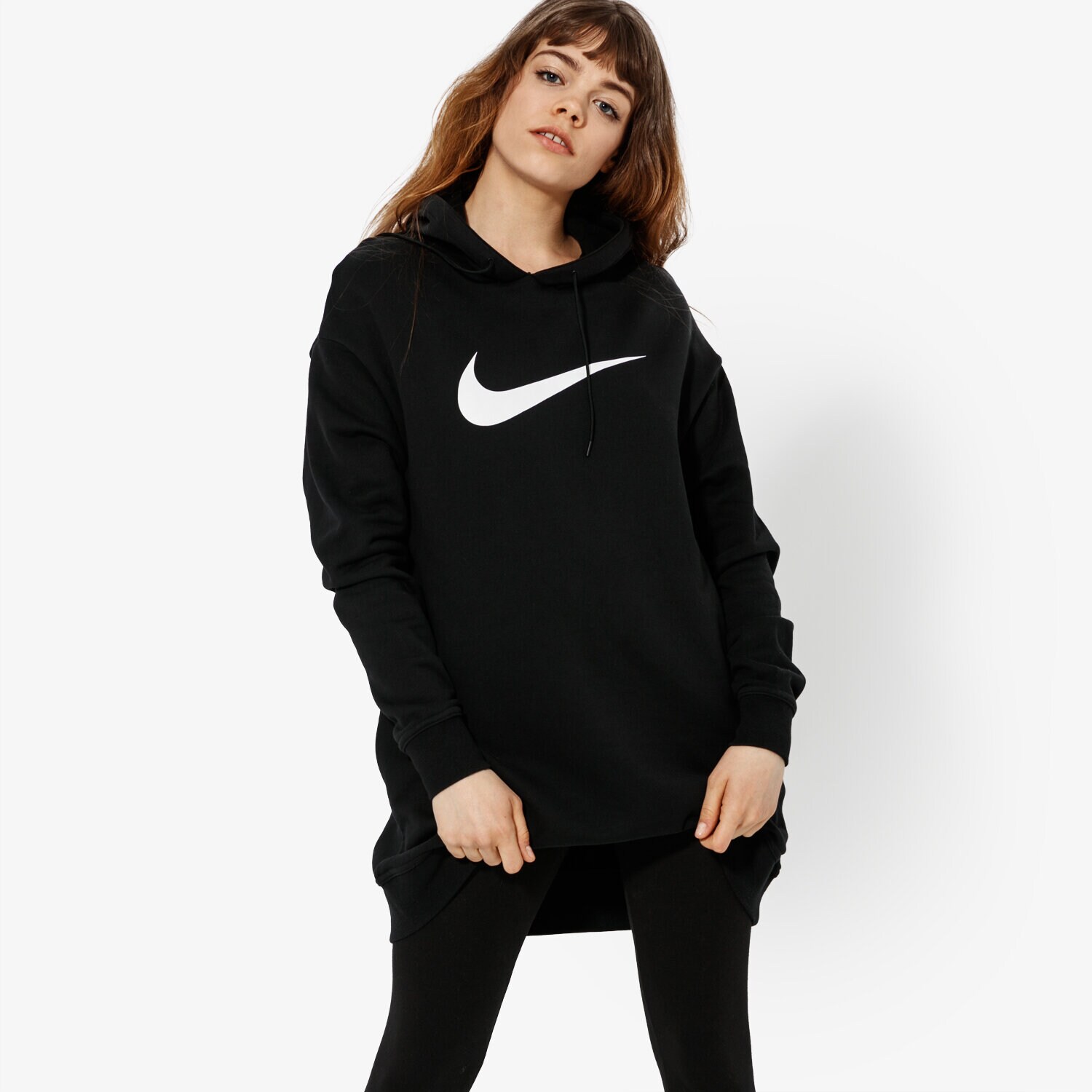 Bluza damska NIKE BLUZA W NSW SWSH DRESS FT SPORTSWEAR AV8290-010 CZARNY