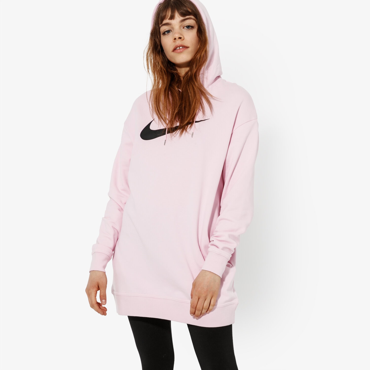 Bluza damska NIKE BLUZA W NSW SWSH DRESS FT SPORTSWEAR AV8290-663 RÓŻOWY