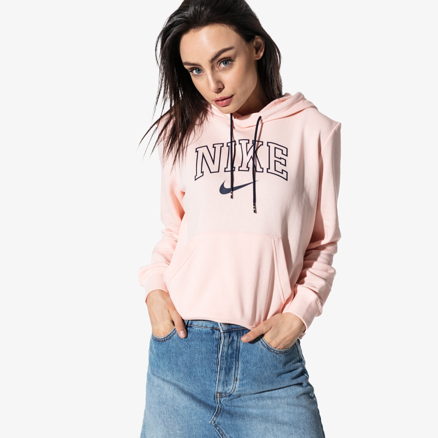 Bluza damska NIKE BLUZA W NSW HOODIE VRSTY SPORTSWEAR AR3722-664 RÓŻOWY