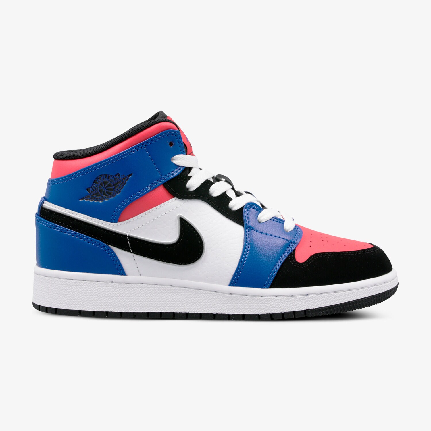 Buty sneakersy dla dzieci AIR JORDAN 1 MID BG 554725-124 NIEBIESKI