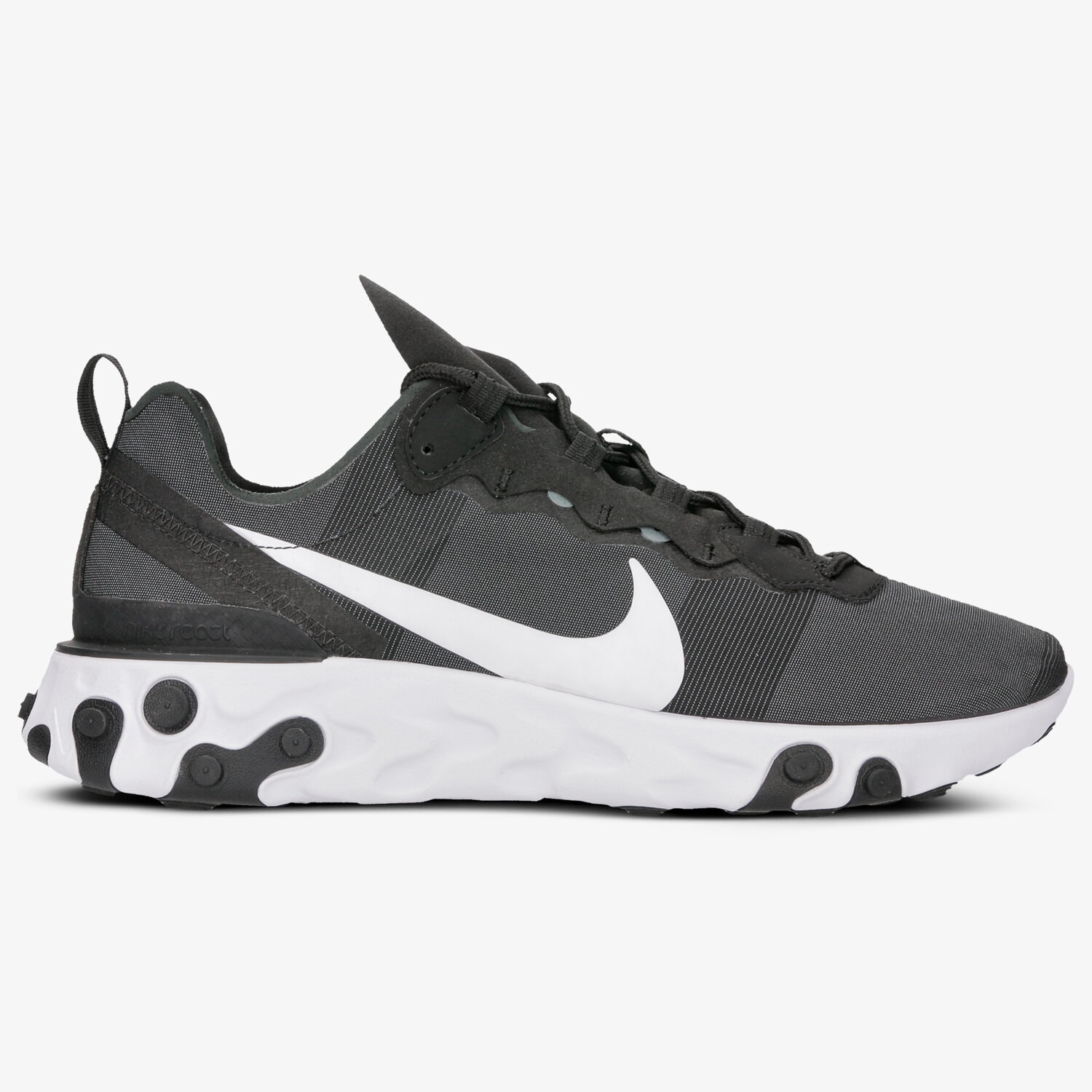 Buty sneakersy męskie NIKE REACT ELEMENT 55 BQ6166-003 CZARNY