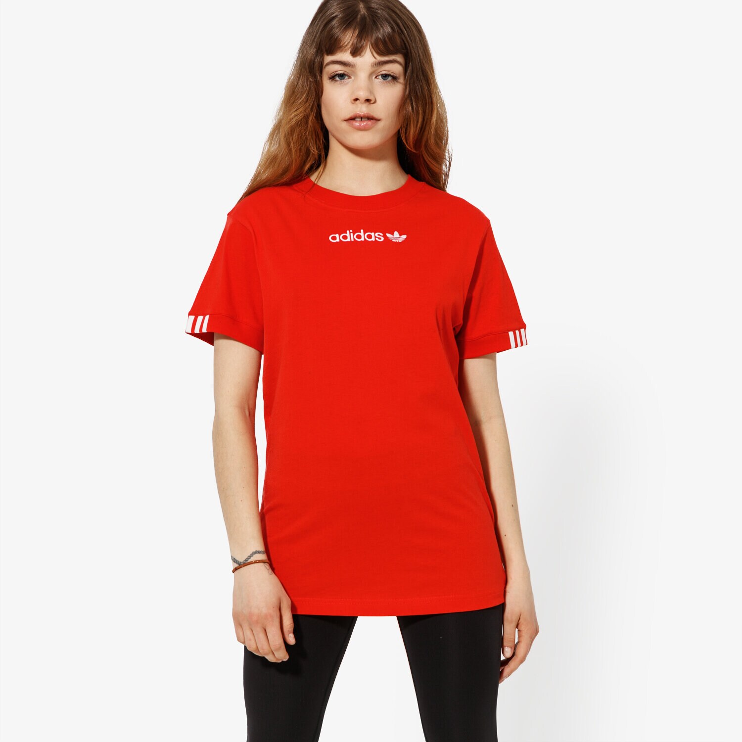 Koszulka, t-shirt damski ADIDAS T-SHIRT SS COEEZE T SHIRT COEEZE DU7189 CZERWONY