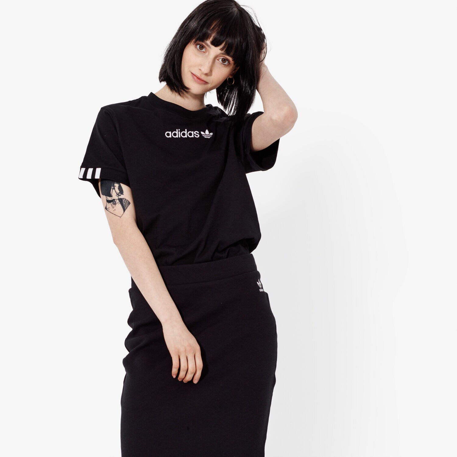 Koszulka, t-shirt damski ADIDAS T-SHIRT SS COEEZE T SHIRT COEEZE DU7190 CZARNY