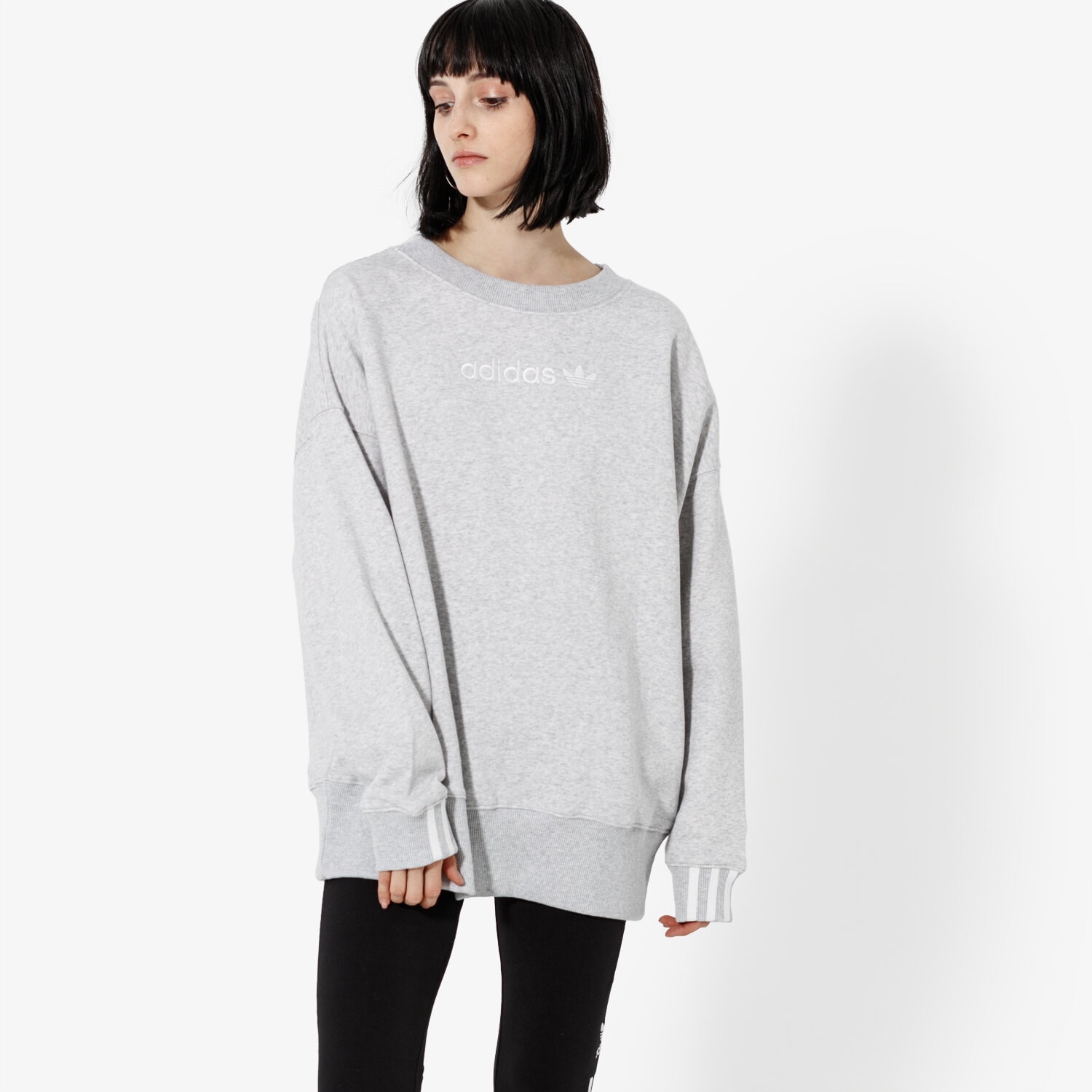 Bluza damska ADIDAS BLUZA COEEZE SWEAT COEEZE DU7194 SZARY