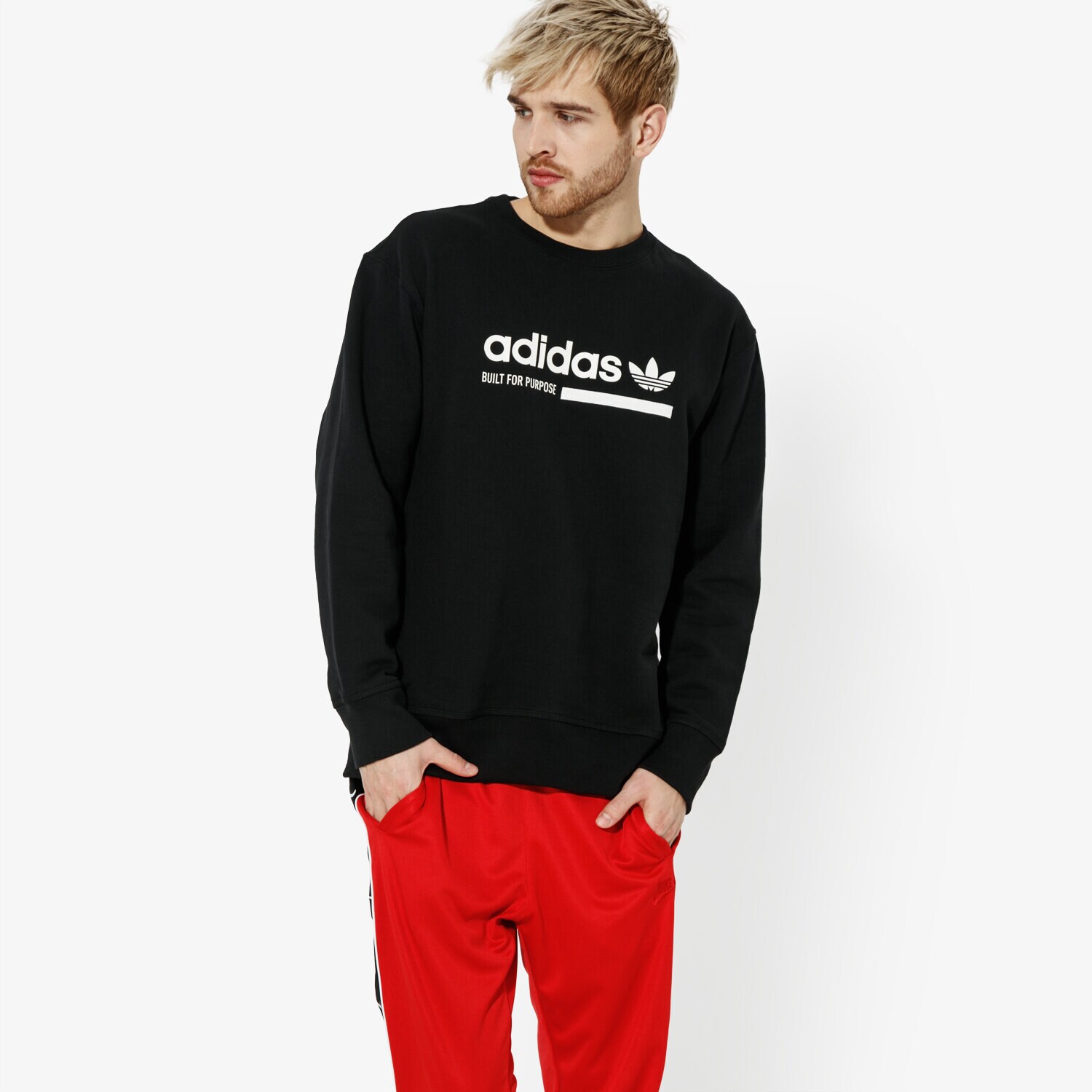 ADIDAS BLUZA KAVAL CREW KAVAL DX3720 CZARNY M skie Bluzy w Sizeer