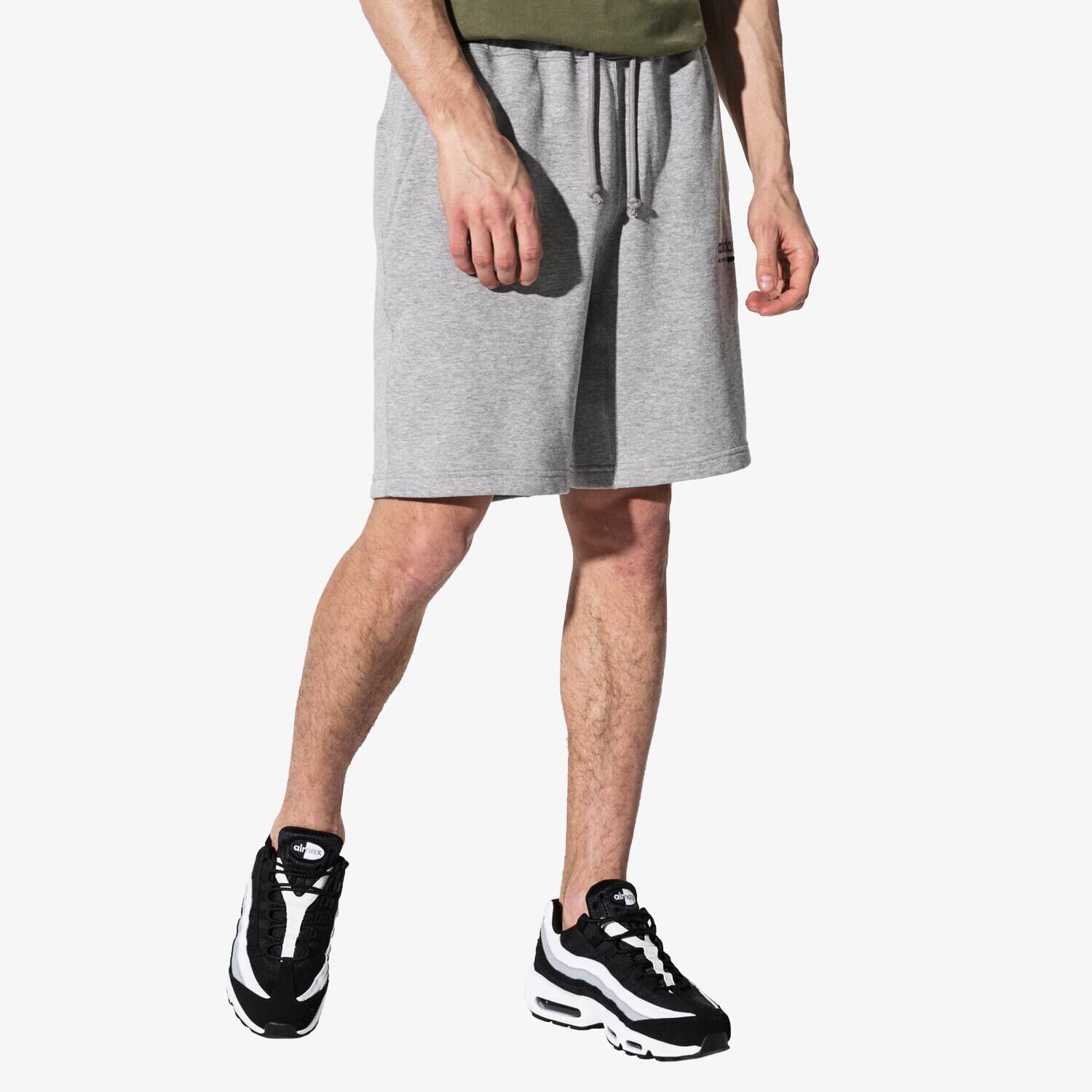 Krótkie spodenki, szorty męskie ADIDAS SZORTY SHORT KAVAL DV1934 SZARY