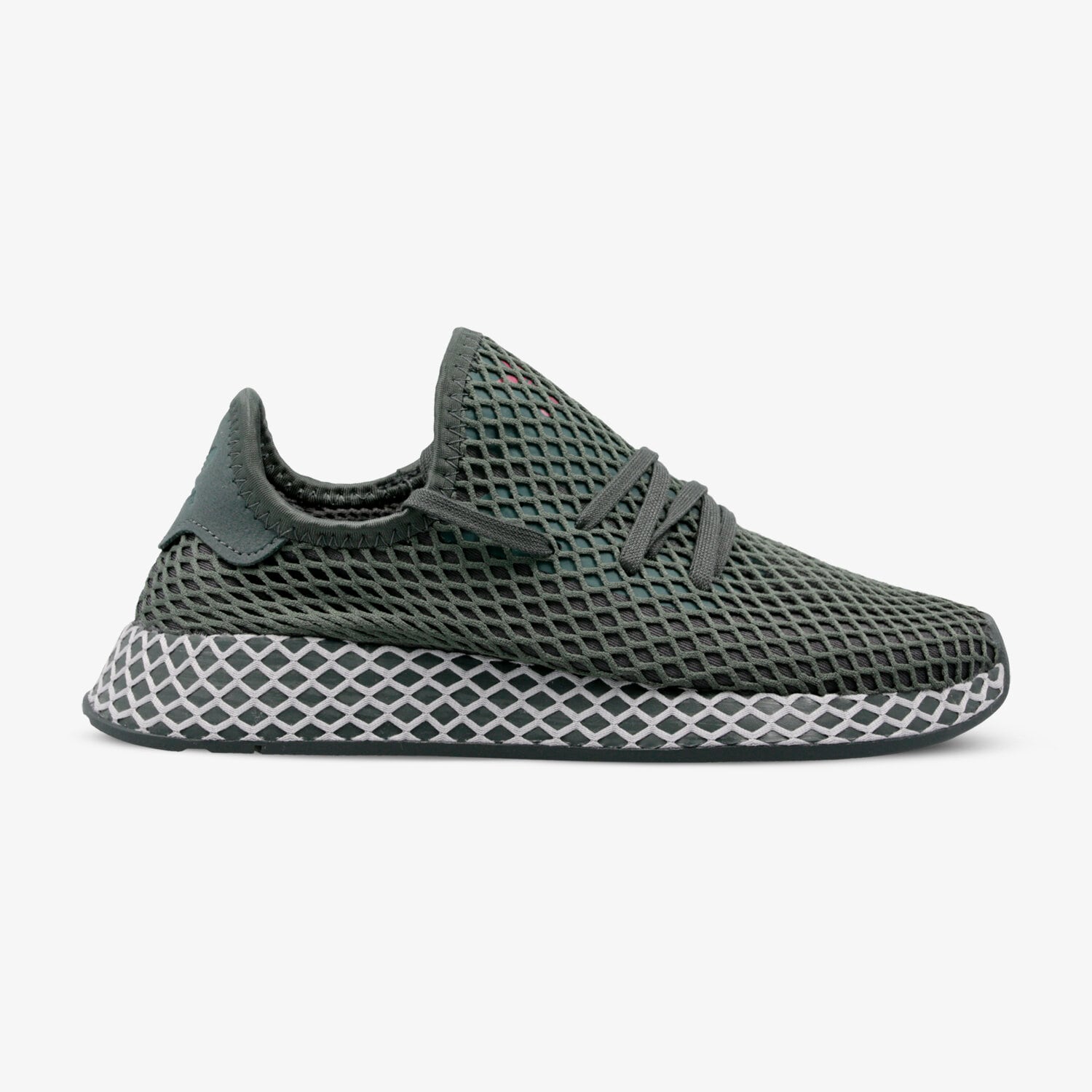 Buty sneakersy dla dzieci ADIDAS DEERUPT RUNNER J CM8659 ZIELONY
