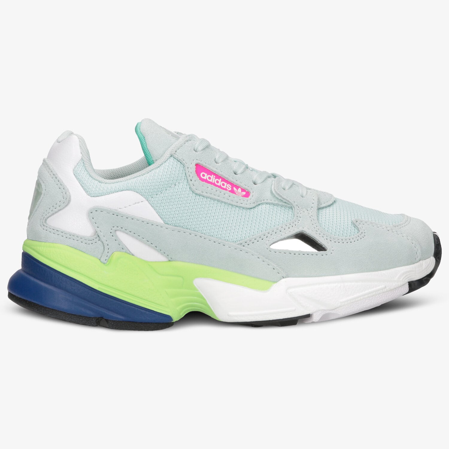 Buty sneakersy damskie ADIDAS FALCON W CG6218 ZIELONY