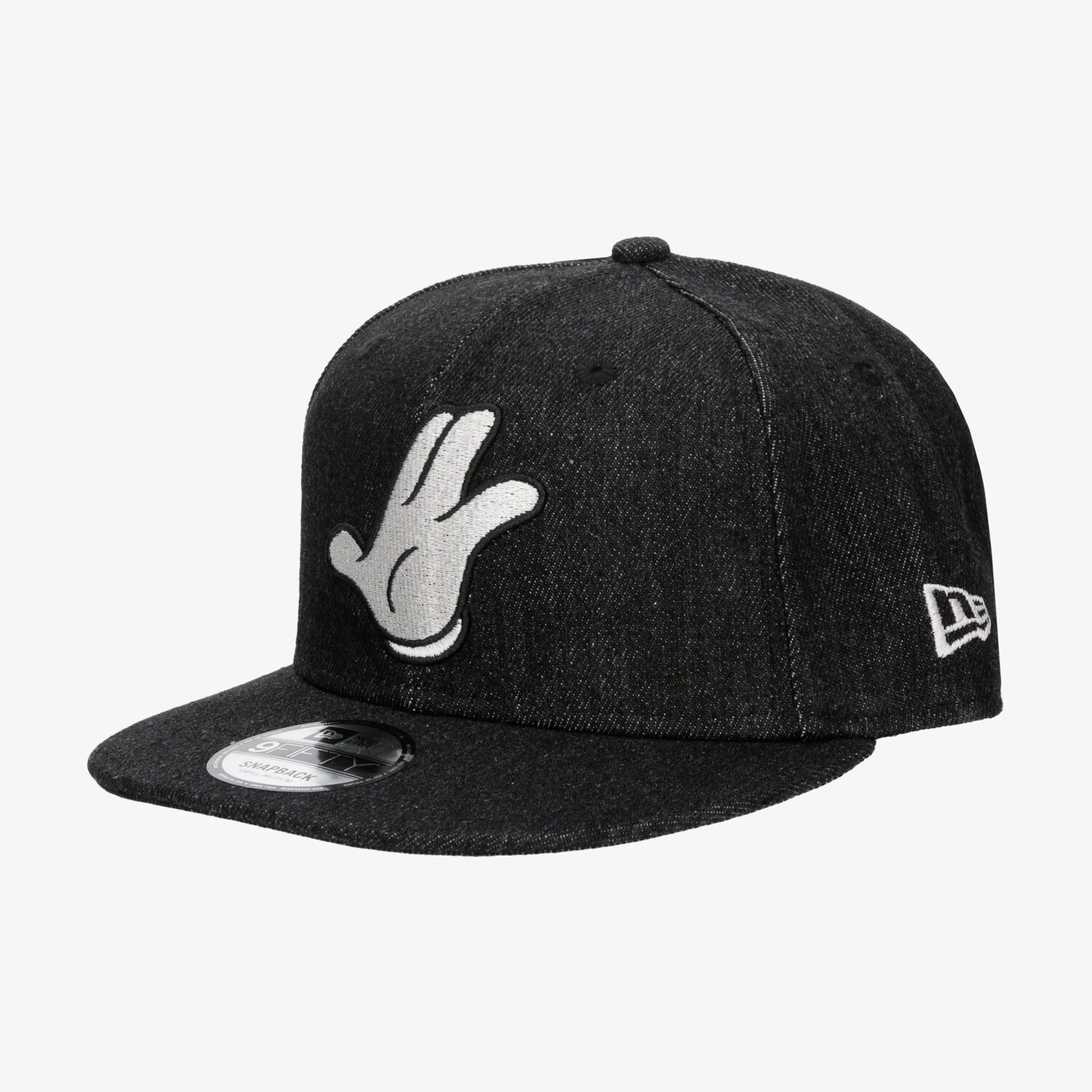Czapka z daszkiem męska NEW ERA CZAPKA STREET MICKEY DENIM 9FIFTY MICMOU 11941765 CZARNY