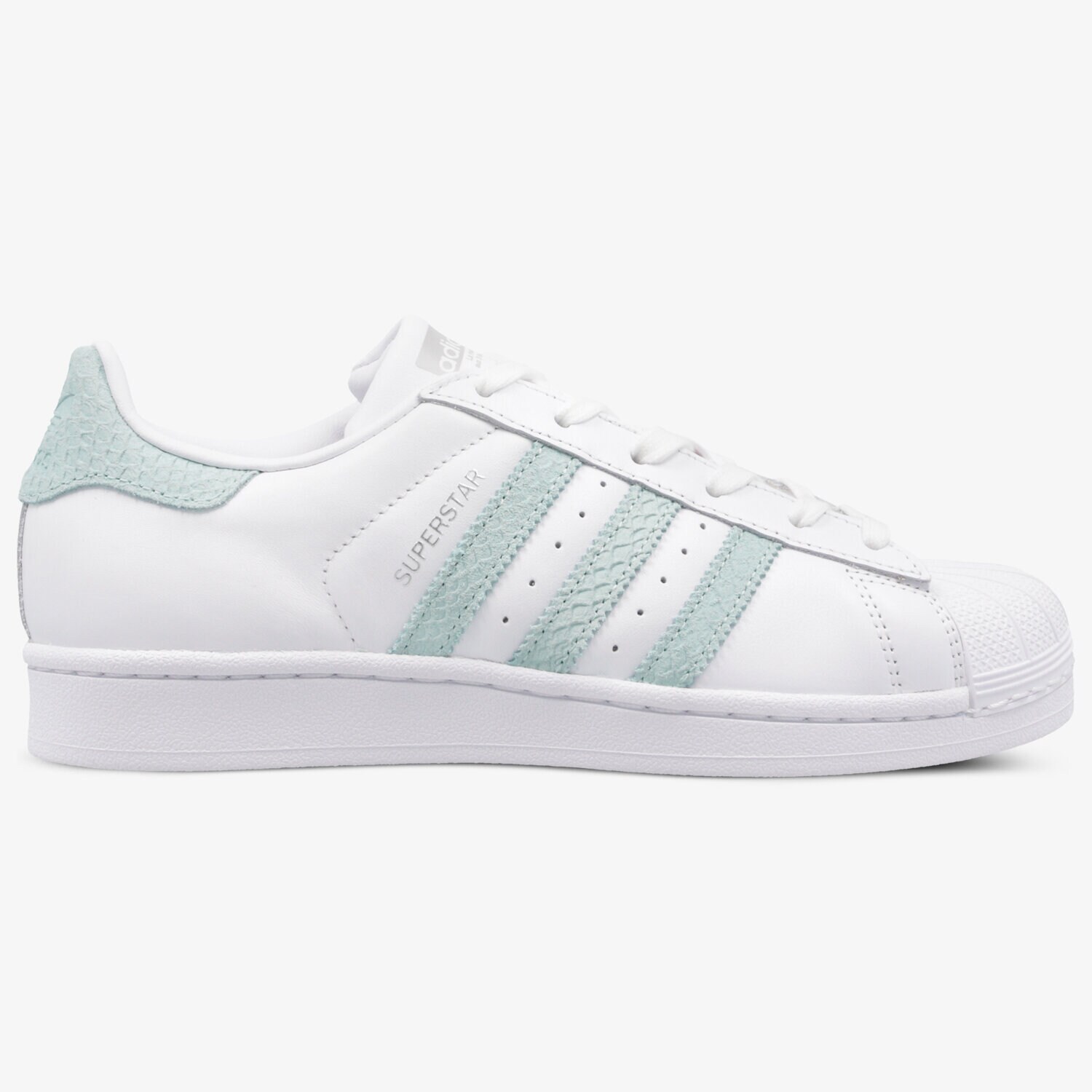 Buty sneakersy damskie ADIDAS SUPERSTAR W B41509 BIAŁY