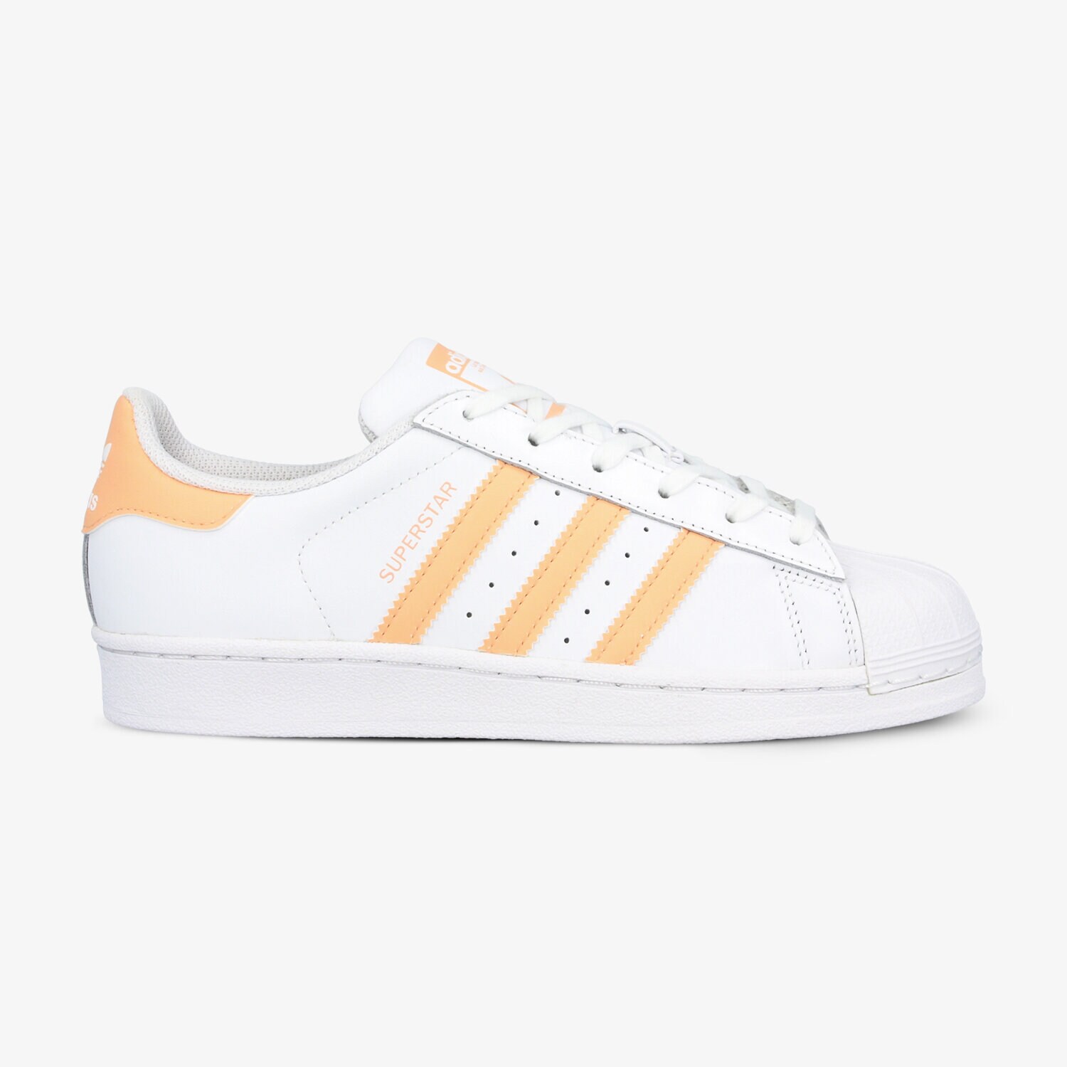 Buty sneakersy dla dzieci ADIDAS SUPERSTAR J EE7820 BIAŁY