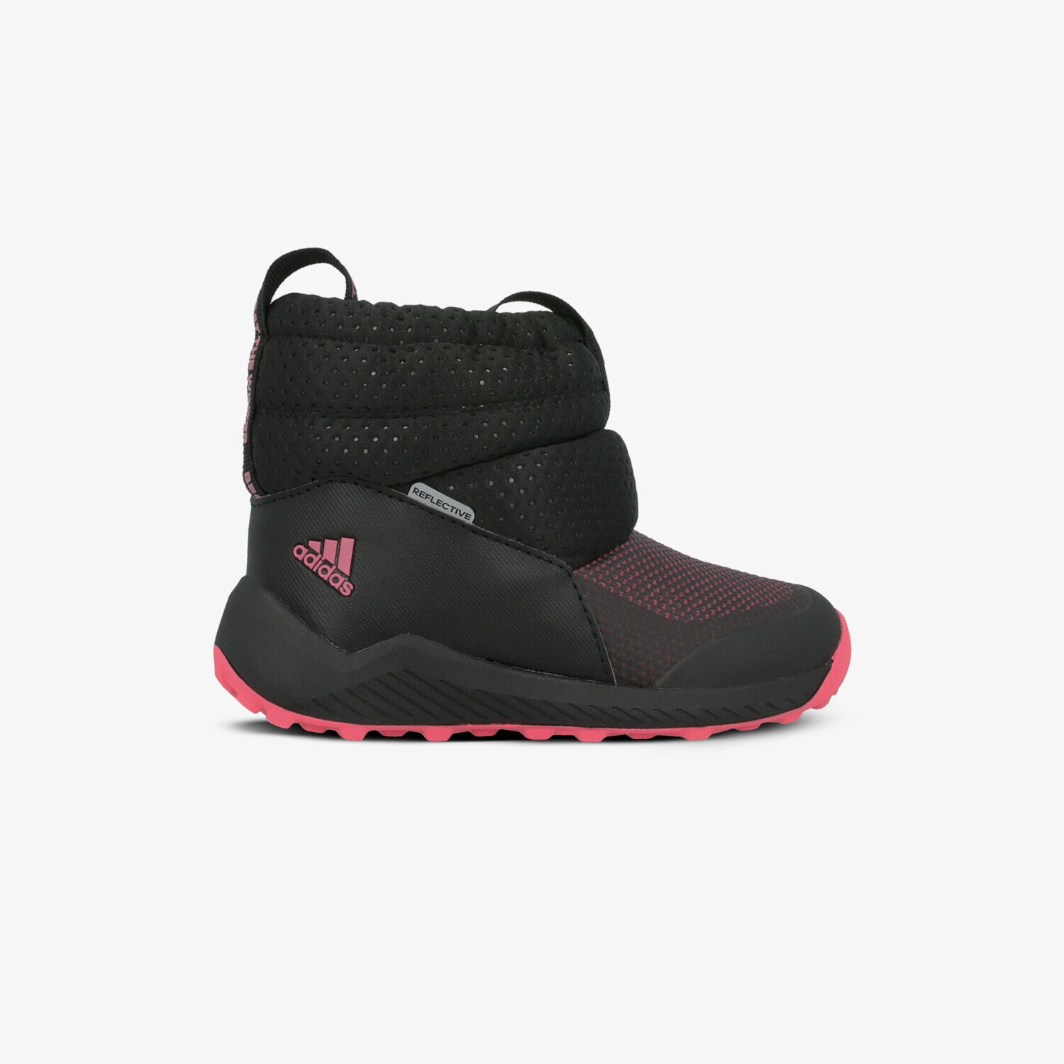 Buty zimowe, trekkingowe, outdoor dla dzieci ADIDAS RAPIDASNOW I EE6170 CZARNY
