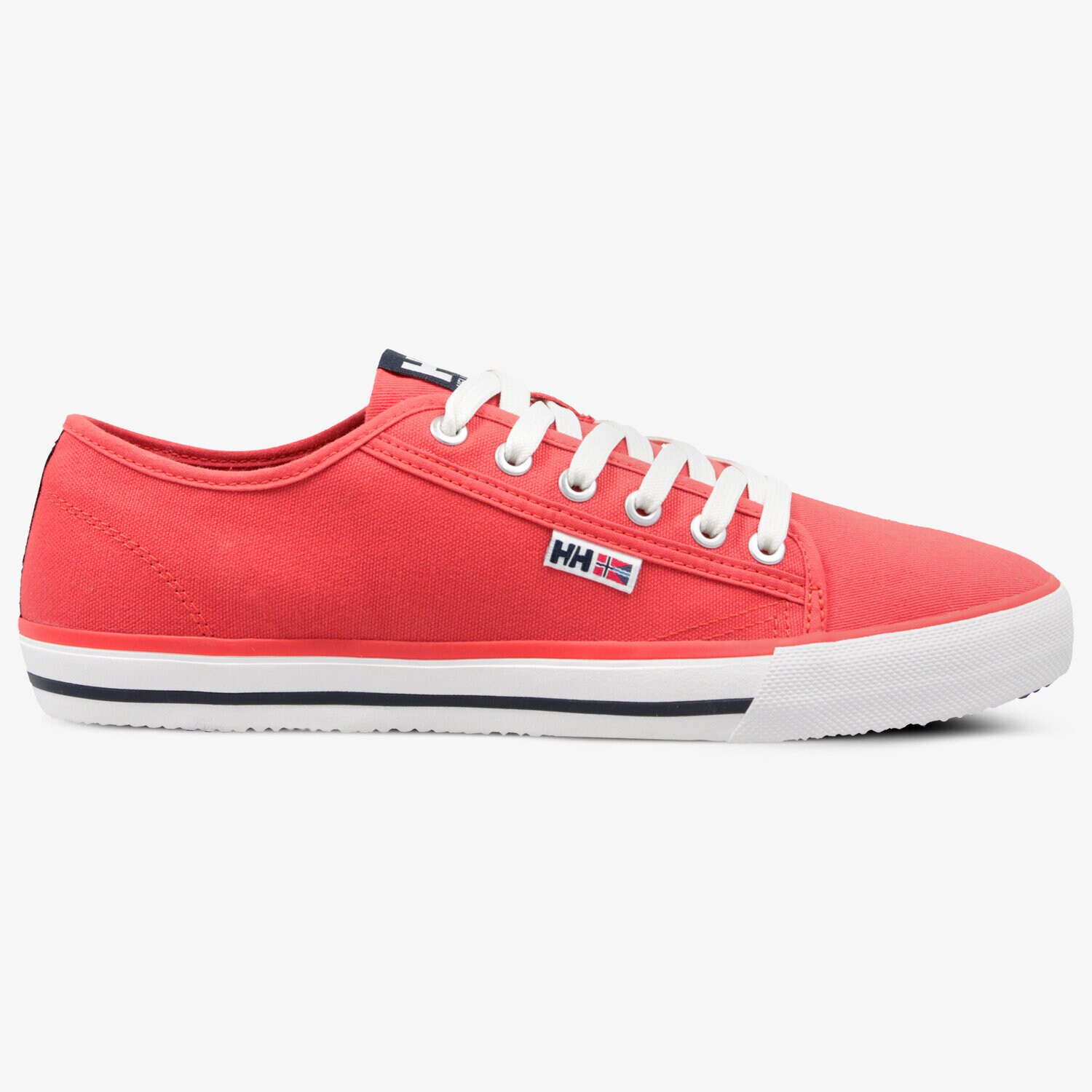Buty sneakersy męskie HELLY HANSEN FJORD CANVAS SHOE V2 11465216 CZERWONY