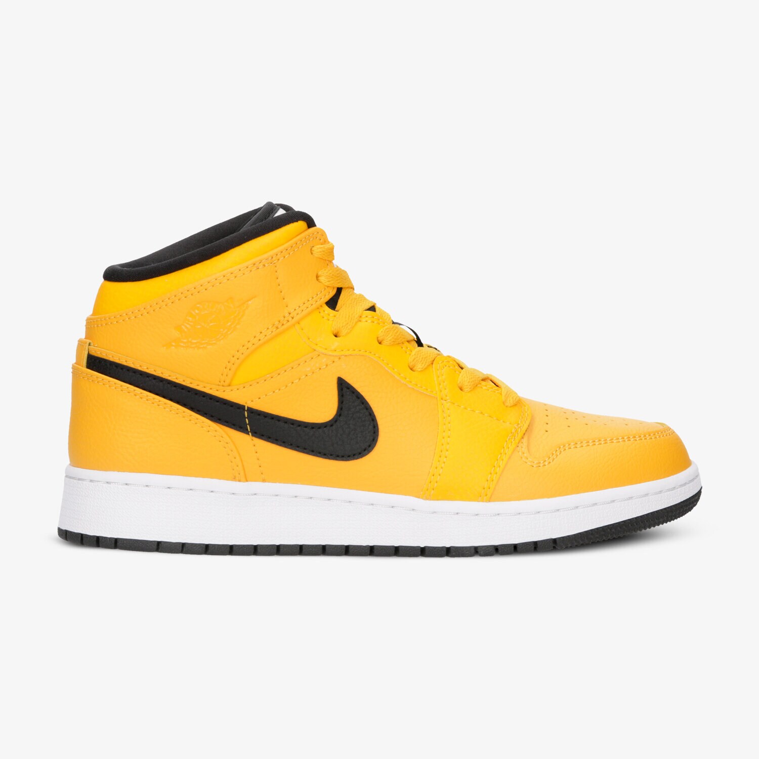 Buty sneakersy dla dzieci AIR JORDAN 1 MID (GS) 554725-700 ŻÓŁTY