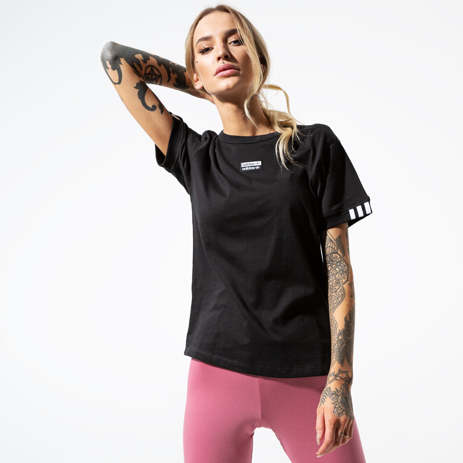 Koszulka, t-shirt damski ADIDAS T-SHIRT SS VOCAL T SHIRT ED5842 CZARNY
