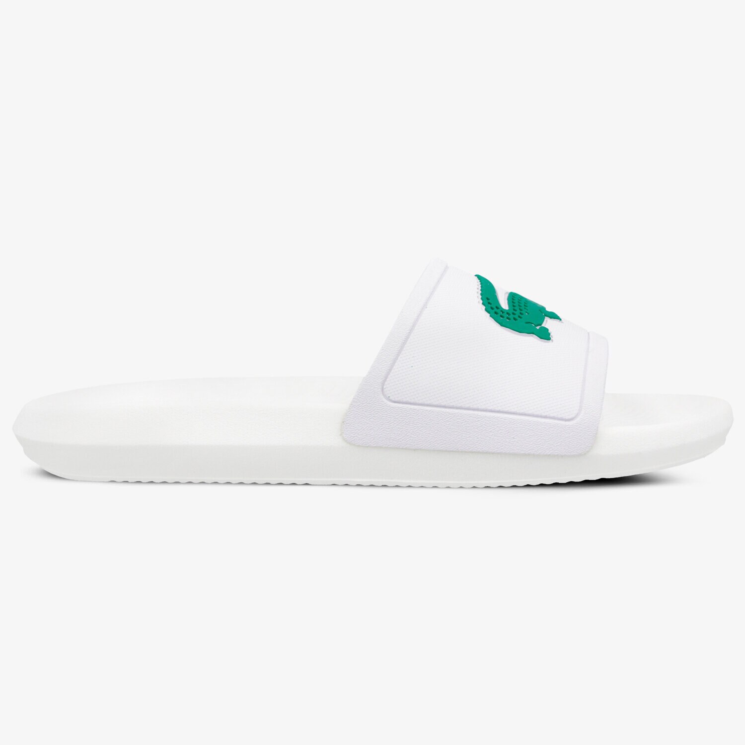 Klapki męskie LACOSTE CROCO SLIDE 119 1 CMA 737CMA0018082 BIAŁY