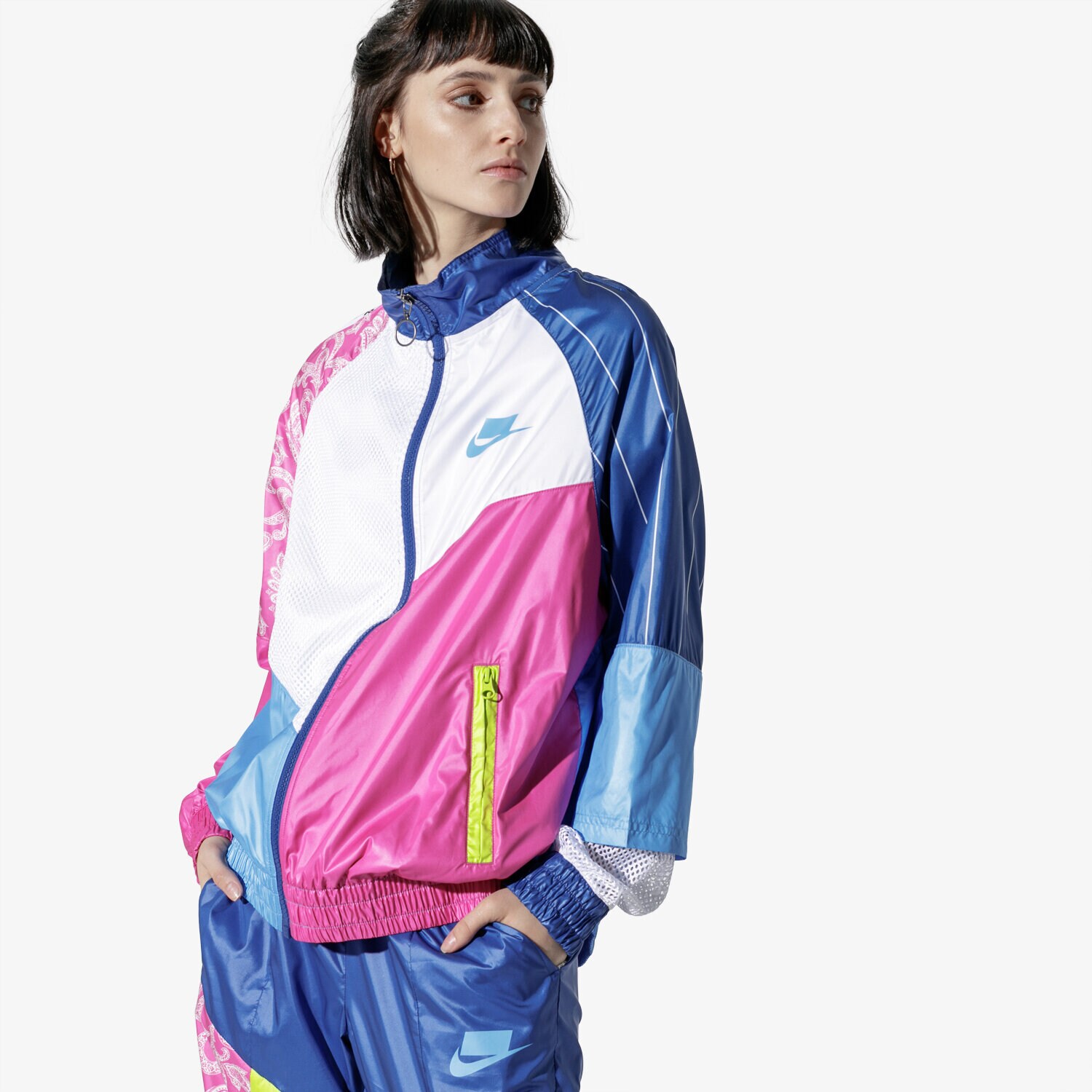 NIKE KURTKA W NSW NSP TRK JKT WVN AR3025 412 MULTICOLOR Damskie Kurtki przej ciowe w Sizeer