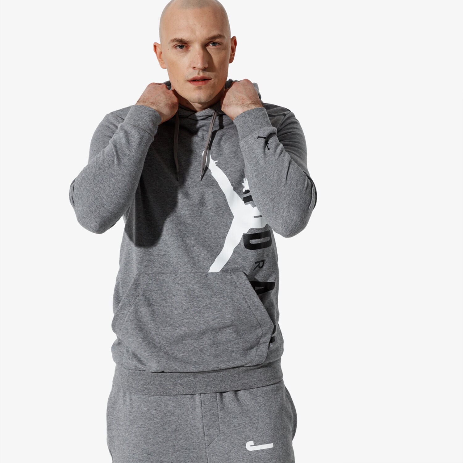 Bluza męska JORDAN BLUZA JUMPMAN AIR LWT PO AO0446-091 SZARY