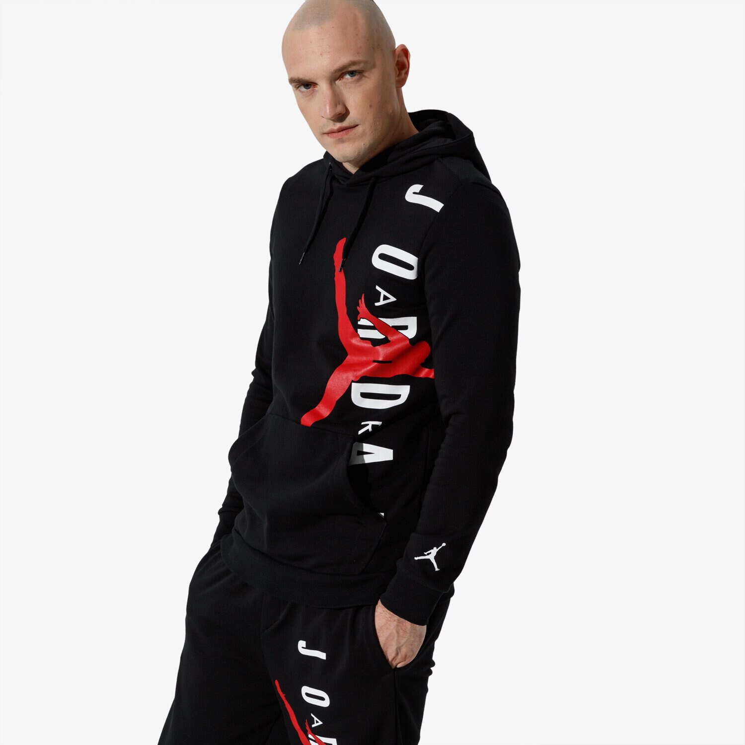 Bluza męska JORDAN BLUZA JUMPMAN AIR LWT PO AO0446-010 CZARNY