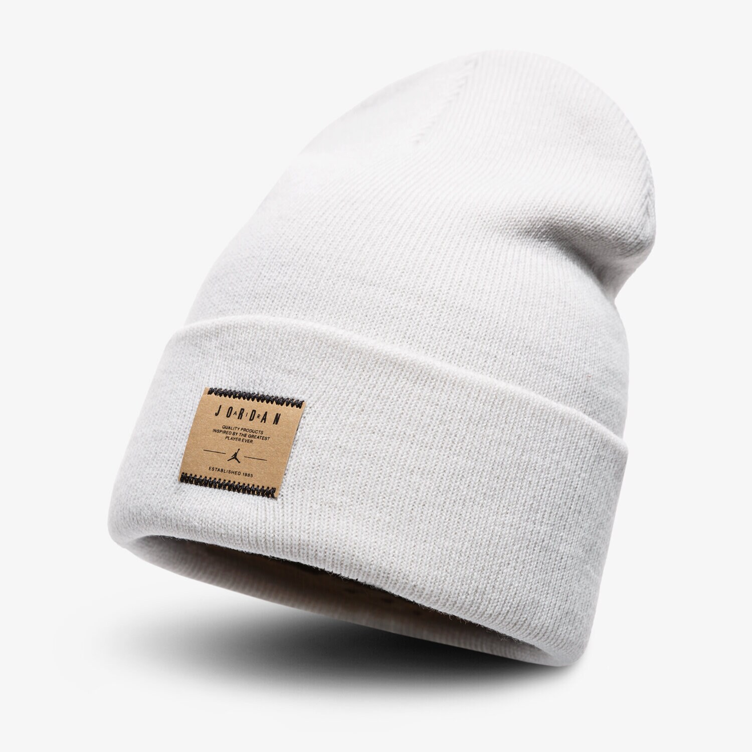 Czapka zimowa dla dzieci JORDAN CZAPKA ZIMOWA JORDAN BEANIE CUFFEED UTILITY CI4168-072 BEŻOWY