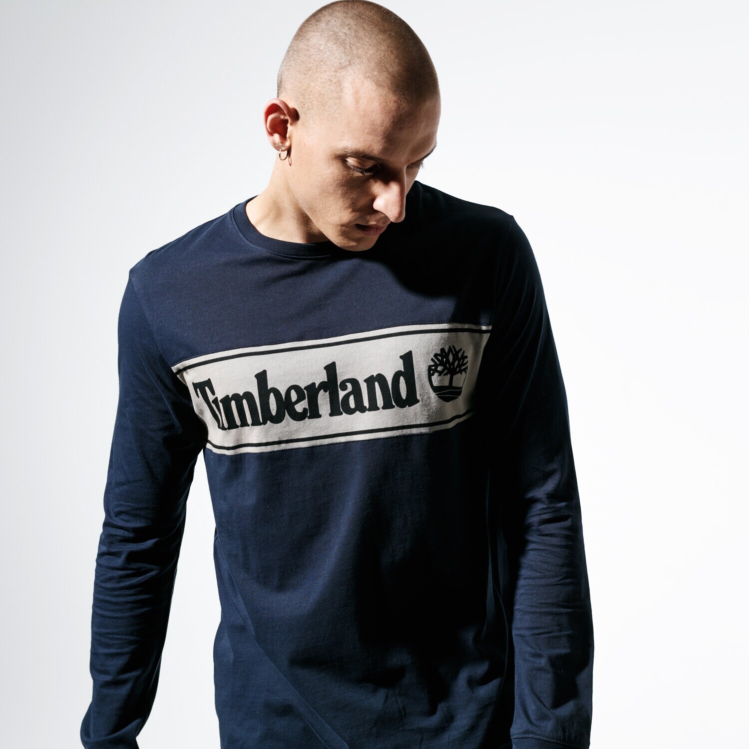 Koszulka, t-shirt sportowy męski TIMBERLAND T-SHIRT LS SS CUT & SEW LINEAR LOGO TEE TB0A1Z24X451 MULTICOLOR