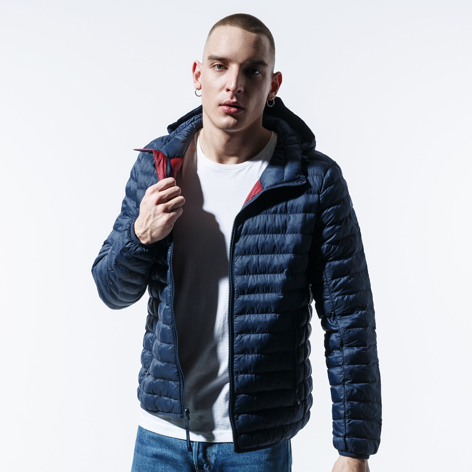 Kurtka wiosenna / jesienna męska TIMBERLAND KURTKA AXIS PEAK HOODED JKT TB0A1XTQ4331 GRANATOWY