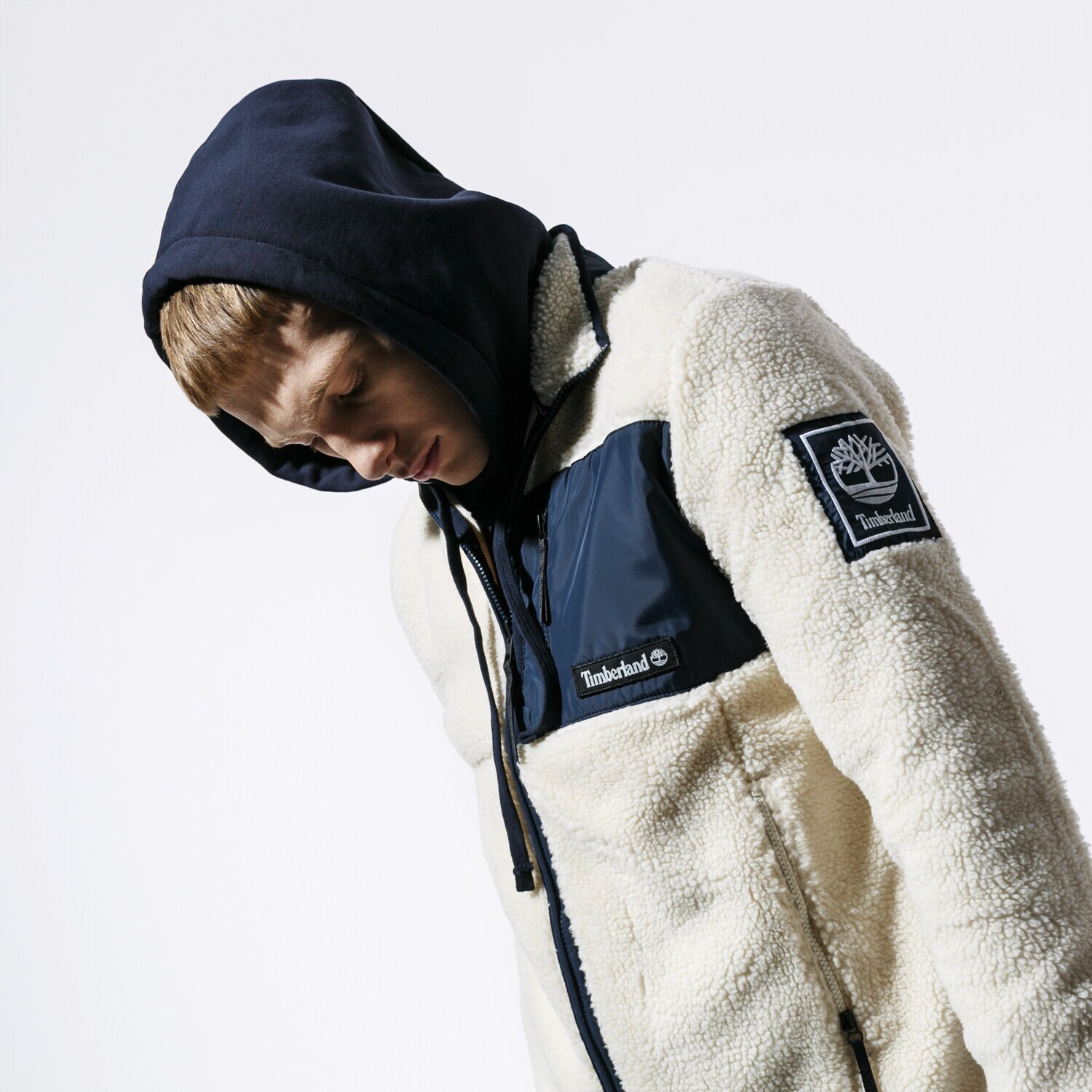 Bluza męska TIMBERLAND BLUZA OUTDOOR ARCHIVE SHERPA TB0A1WZWW901 BEŻOWY