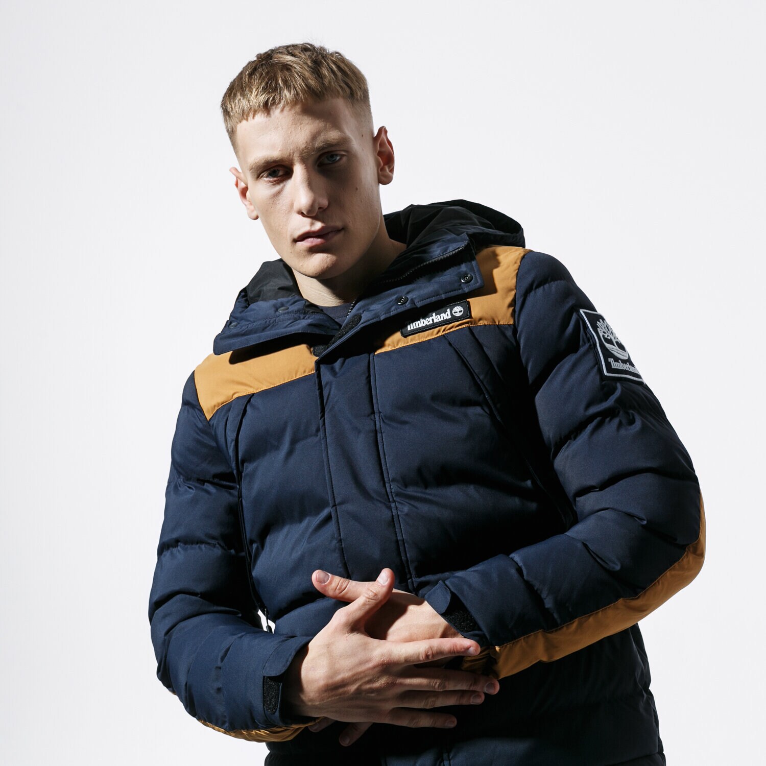 Kurtka zimowa męska TIMBERLAND KURTKA OUTDOOR ARCHIVE PUFFER JACKET TB0A1WYYT271 GRANATOWY