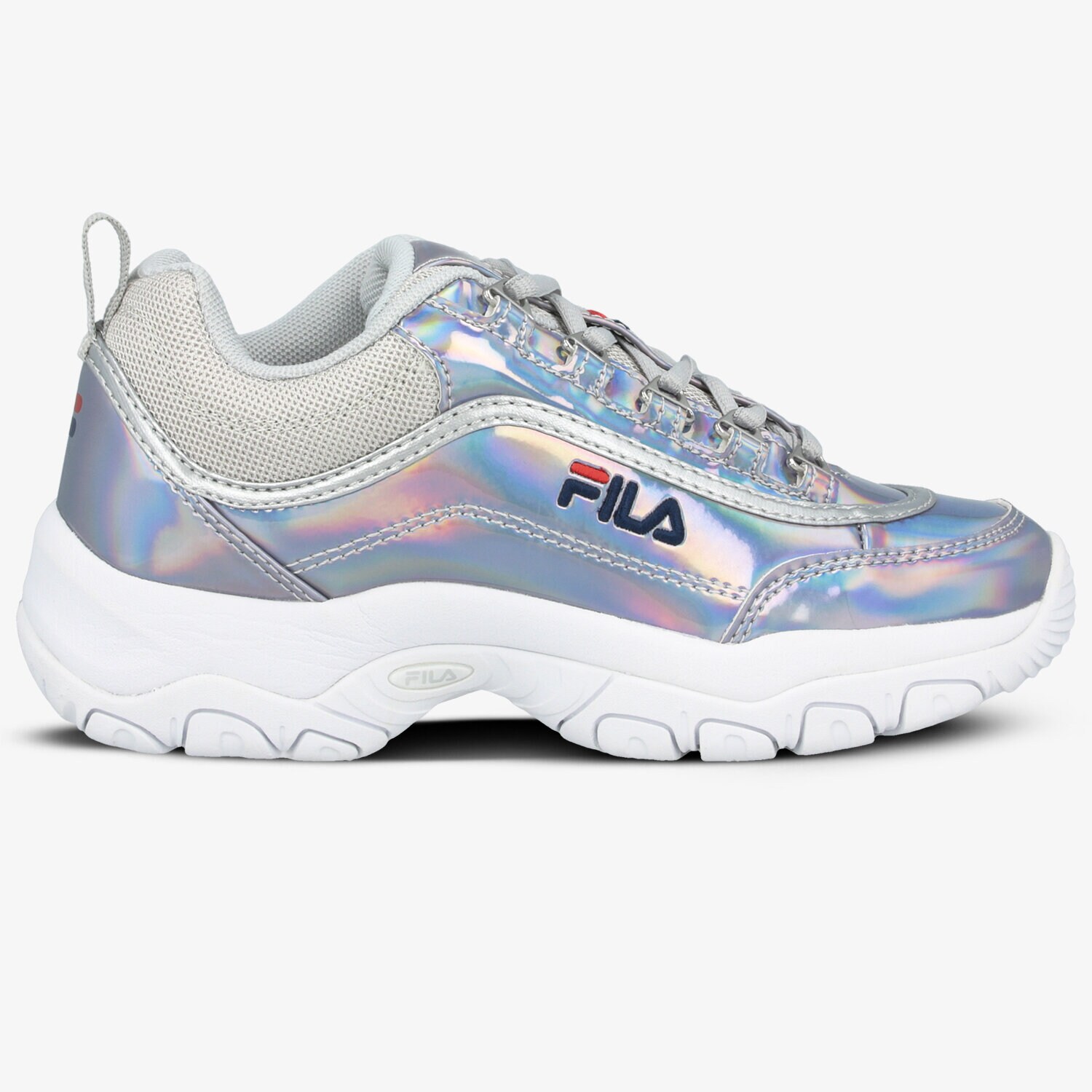 Buty sneakersy damskie FILA STRADA M LOW WMN 10107673VW SREBRNY