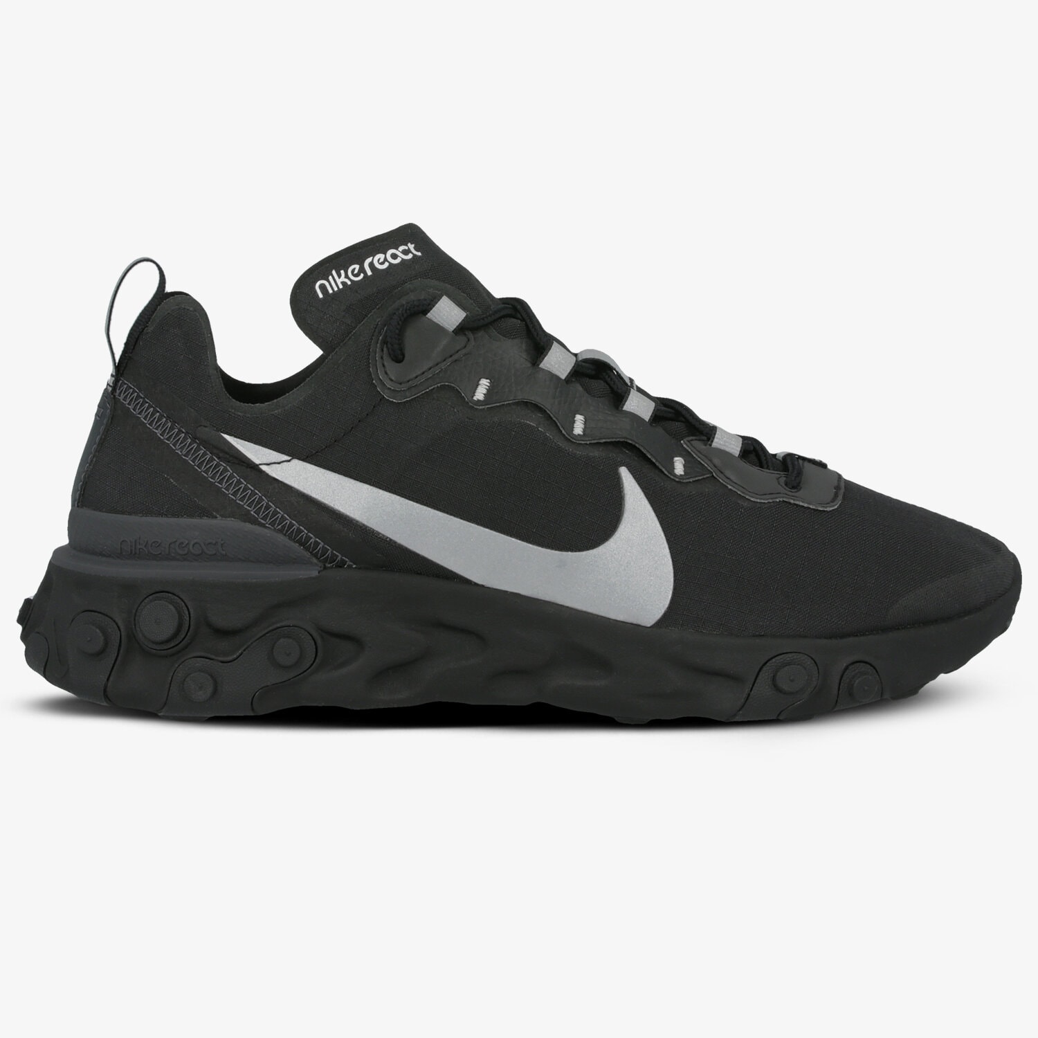 Buty sneakersy męskie NIKE REACT ELEMENT 55 SE FA19 BV1507-002 CZARNY