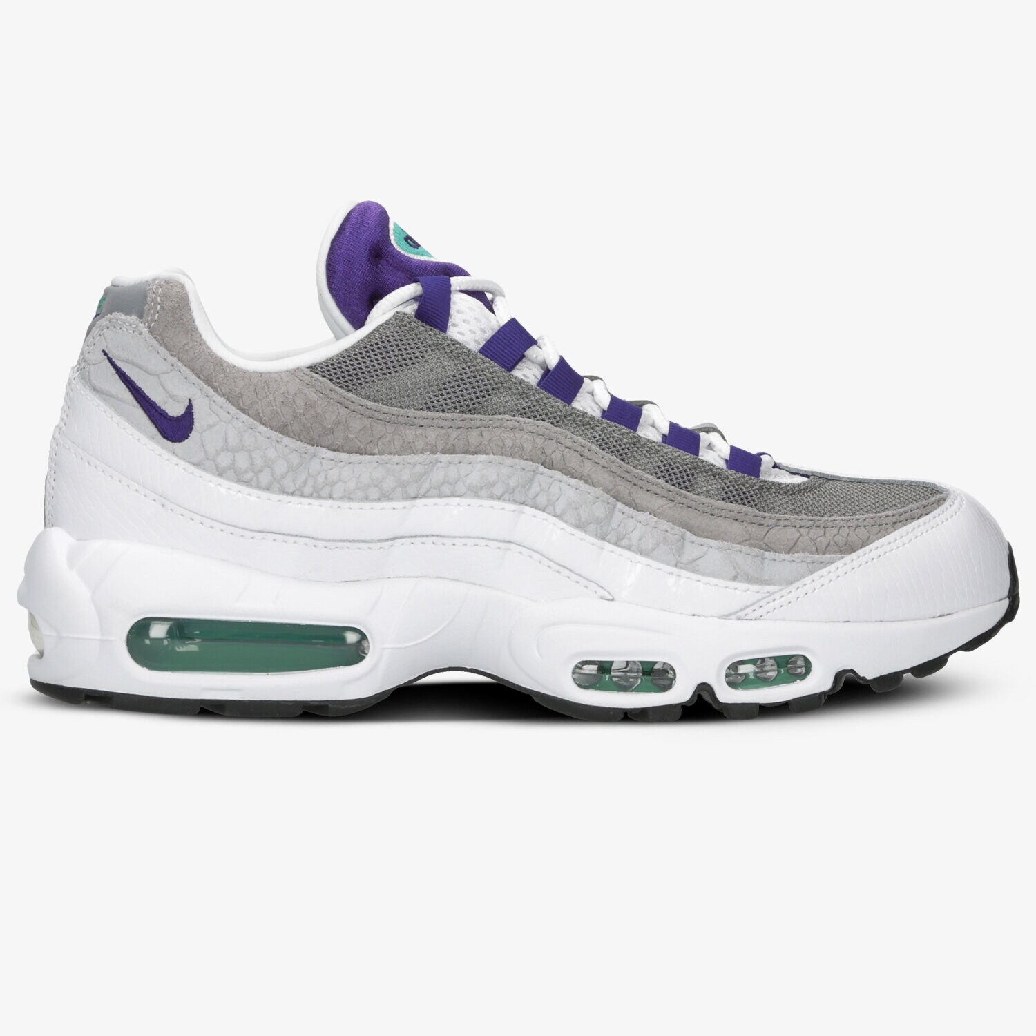 Buty sneakersy męskie NIKE AIR MAX 95 LV8 AO2450-101 BIAŁY