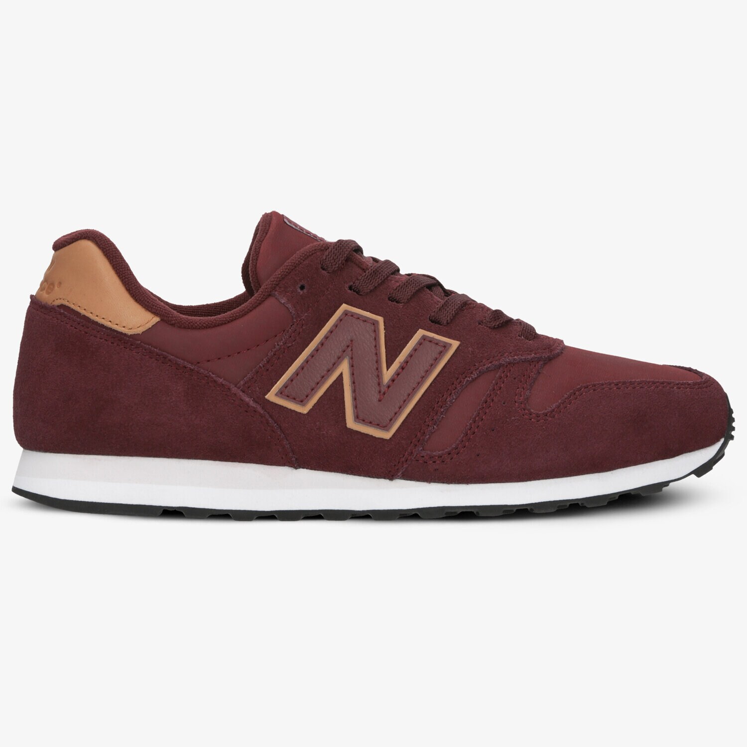 Buty sneakersy męskie NEW BALANCE ML373MRU ML373MRU BORDOWY
