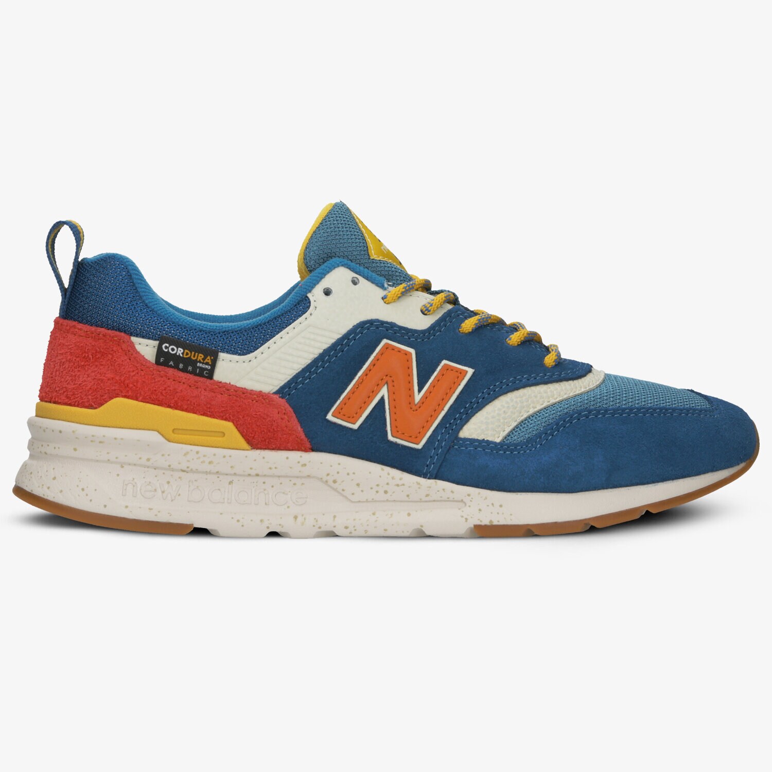 Buty sneakersy męskie NEW BALANCE CM997HFB CM997HFB NIEBIESKI