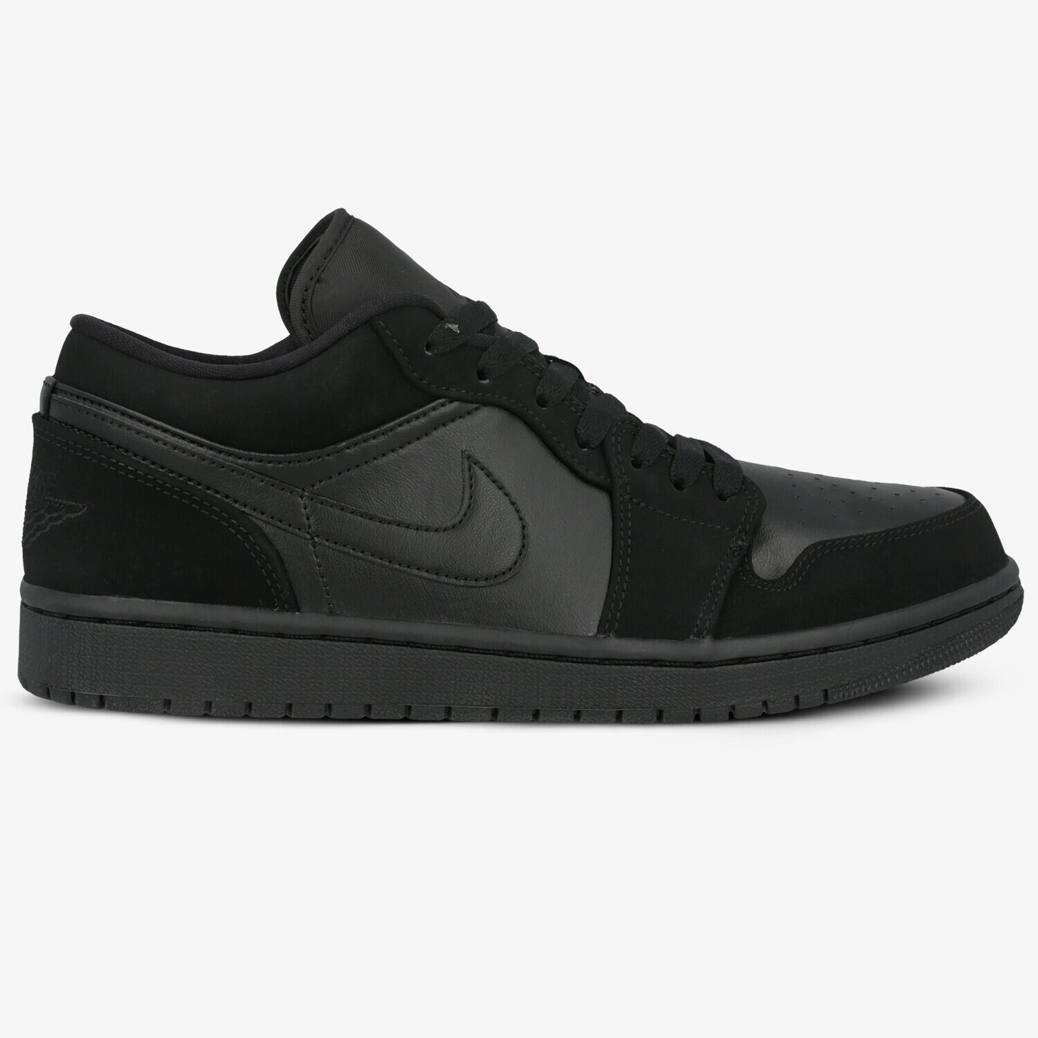 Buty sneakersy męskie AIR JORDAN 1 LOW 553558-025 CZARNY