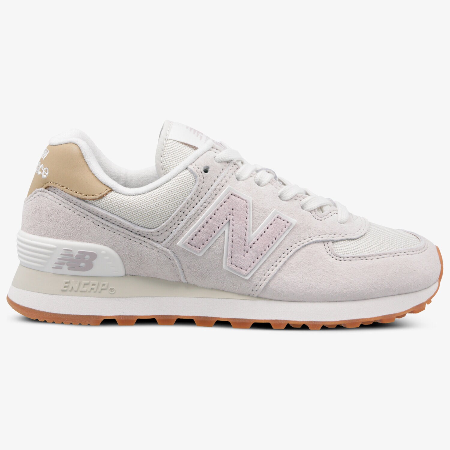 Buty sneakersy damskie NEW BALANCE WL574LCC WL574LCC SZARY